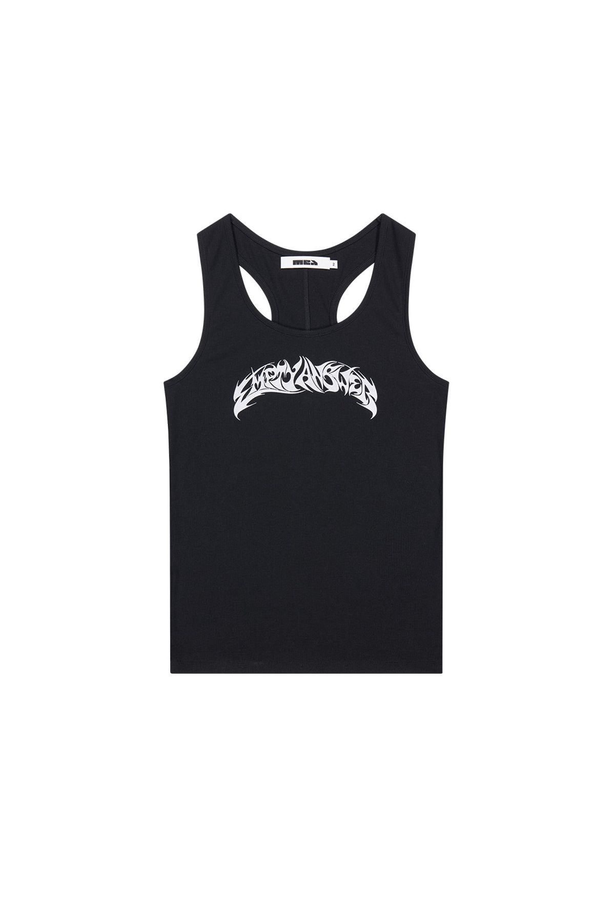 메아(MEA) EMPTY ANSWER TANK TOP [BLACK]