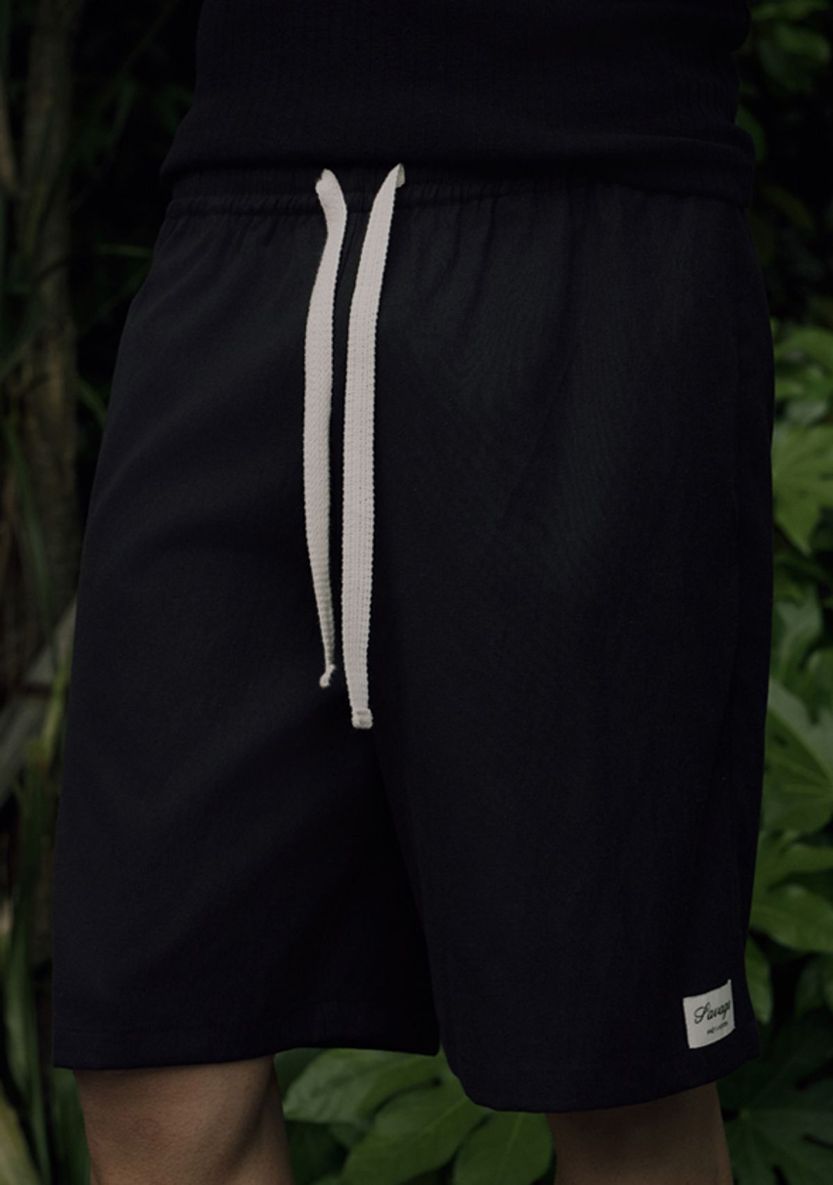 세비지(SAVAGE) Lounge Shorts - Black