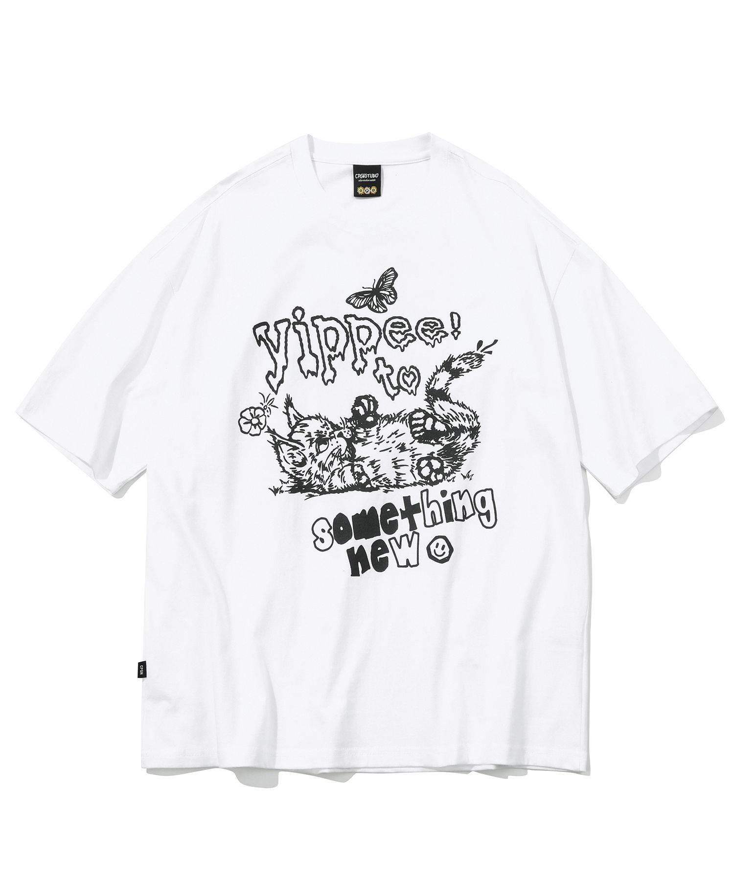 【CPGN STUDIO】24SS★ Yeppi Cat Short Sleeve Tee MUSINSA | CPGN STUDIO Yeppi Cat Short Sleeve T-shirt Black