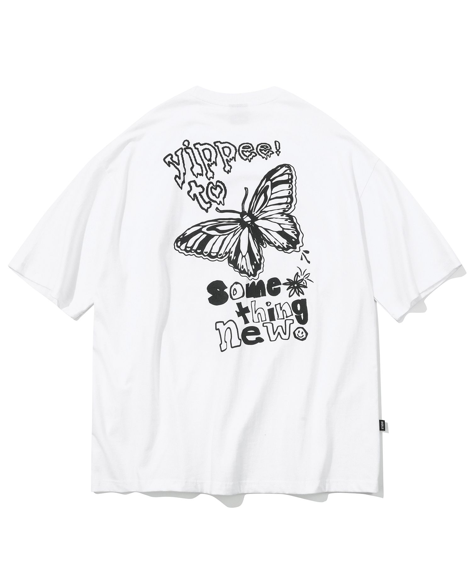 MUSINSA公式 | CPGN STUDIO Yeppi Cat Short Sleeve T-shirt White