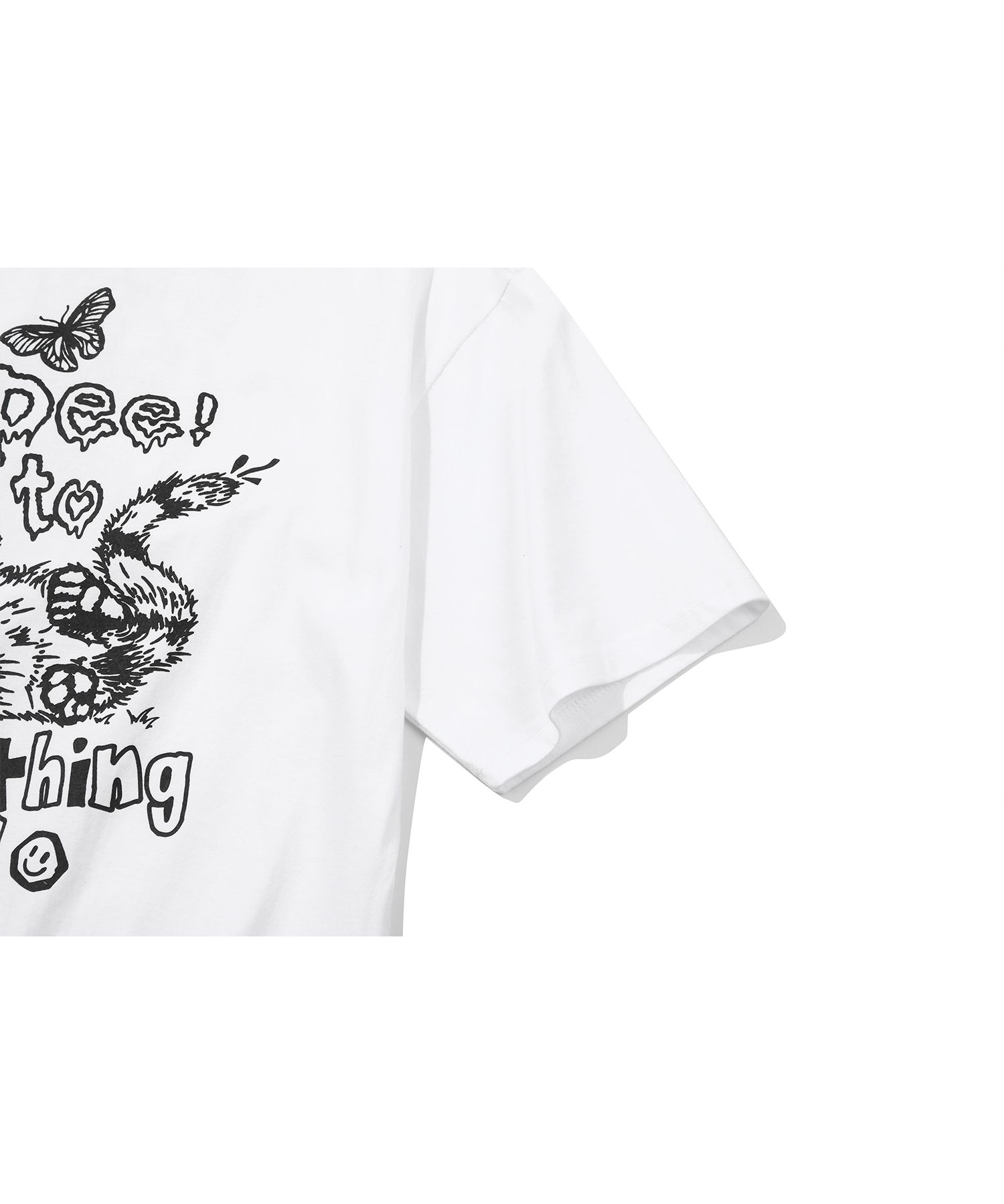 MUSINSA公式 | CPGN STUDIO Yeppi Cat Short Sleeve T-shirt White