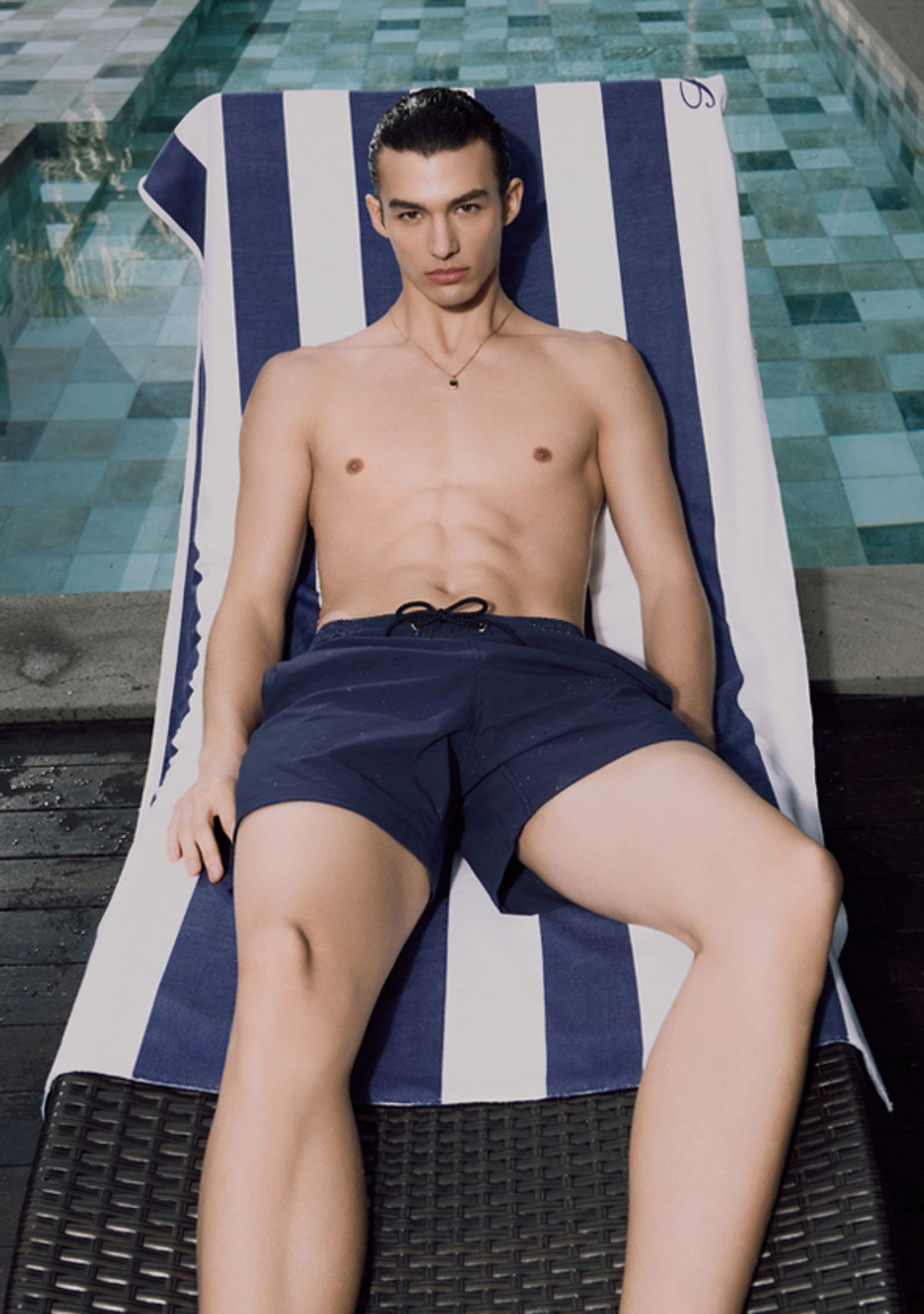 세비지(SAVAGE) Swim Shorts - Navy