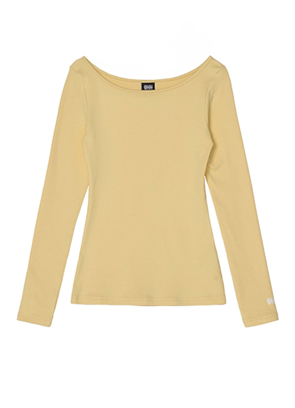 엠티오티(MTOT) Boat neck T-shirt (Yellow)
