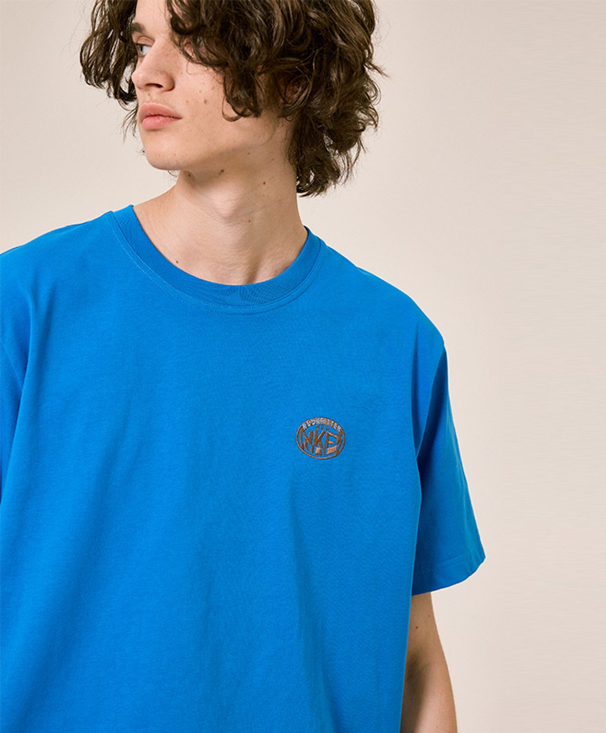 누크피터(NUUKFITTER) NKFT HEAVY COTTON T-SHIRT [BLUE]