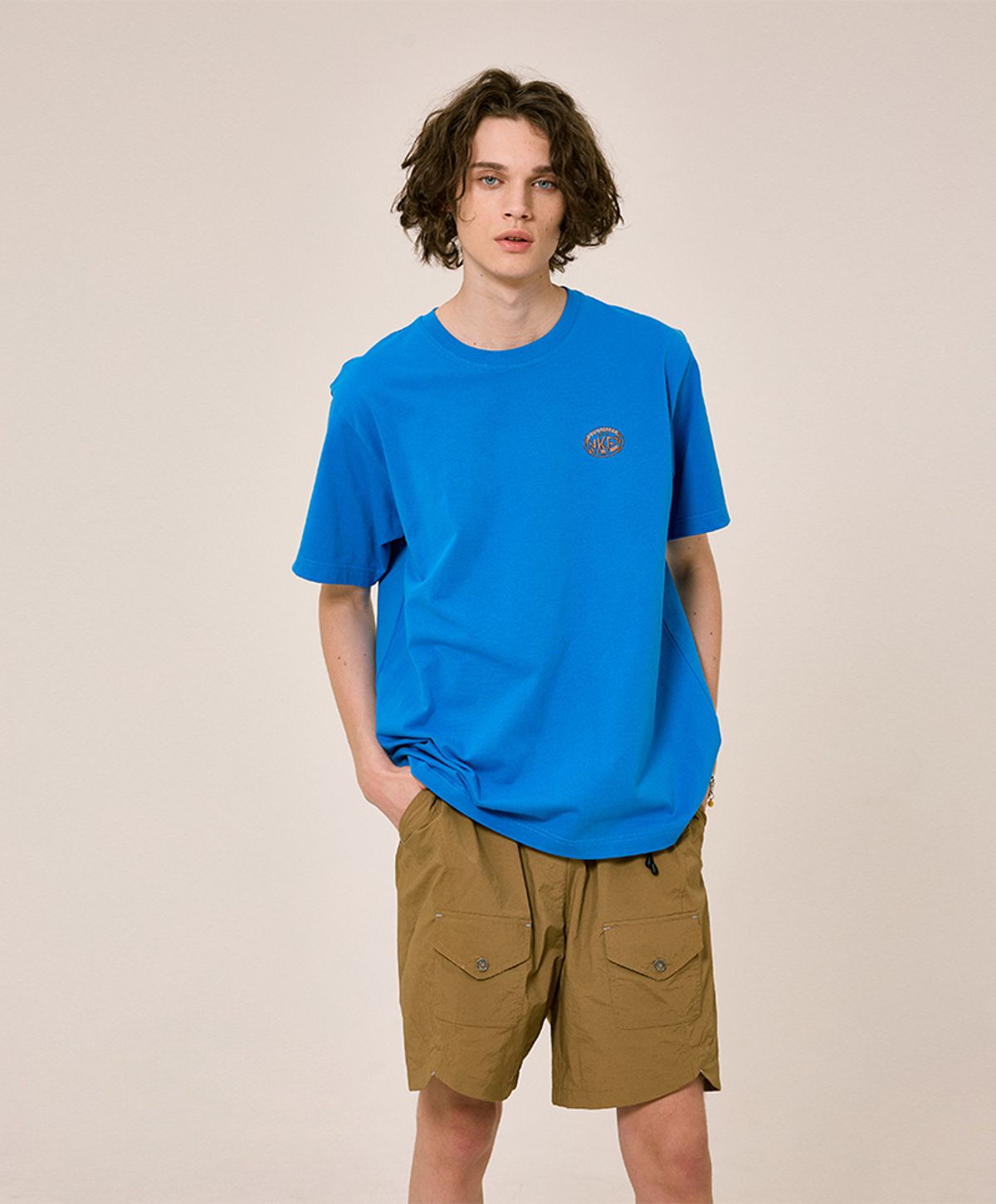 누크피터(NUUKFITTER) NKFT HEAVY COTTON T-SHIRT [BLUE]