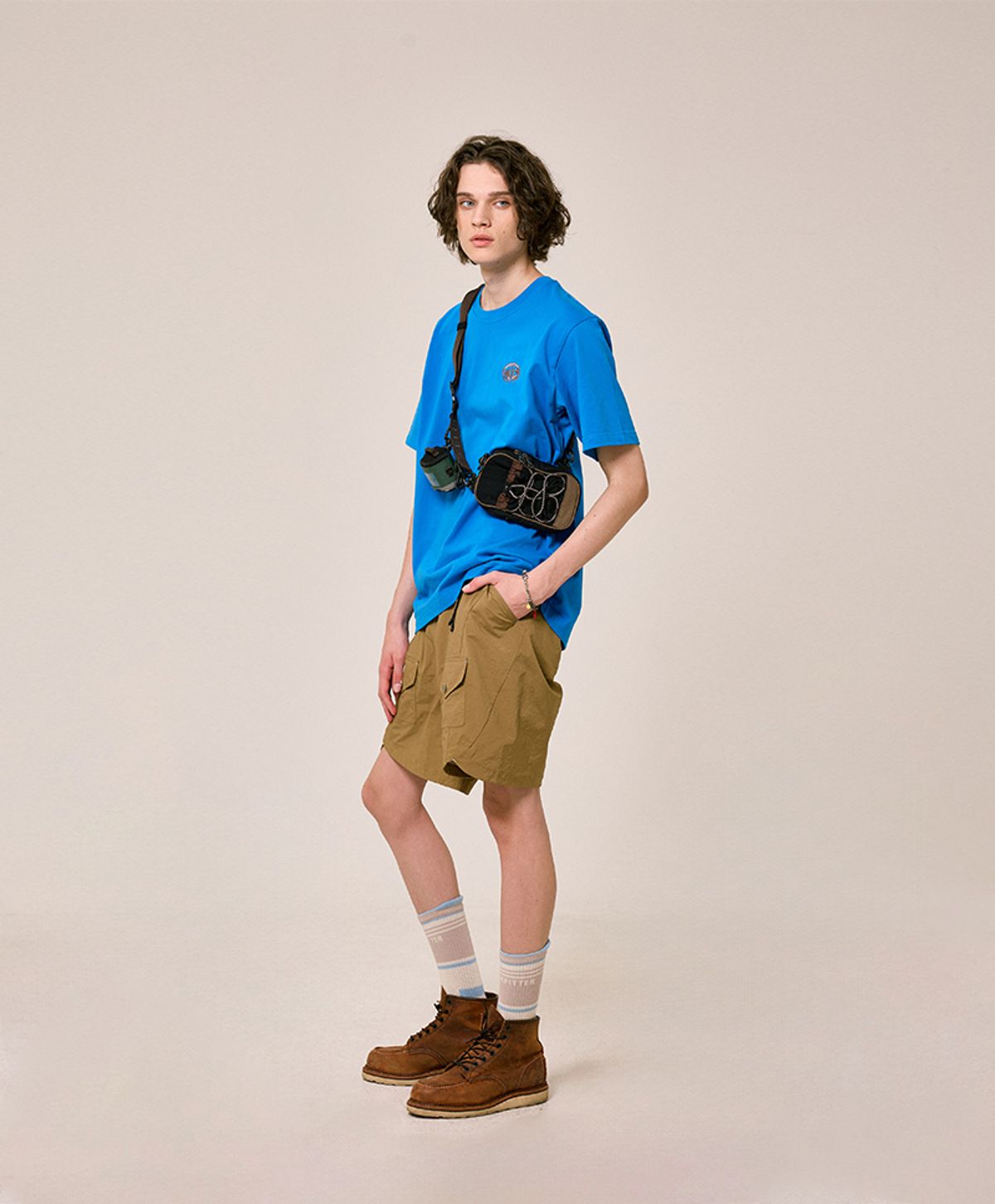 누크피터(NUUKFITTER) NKFT HEAVY COTTON T-SHIRT [BLUE]
