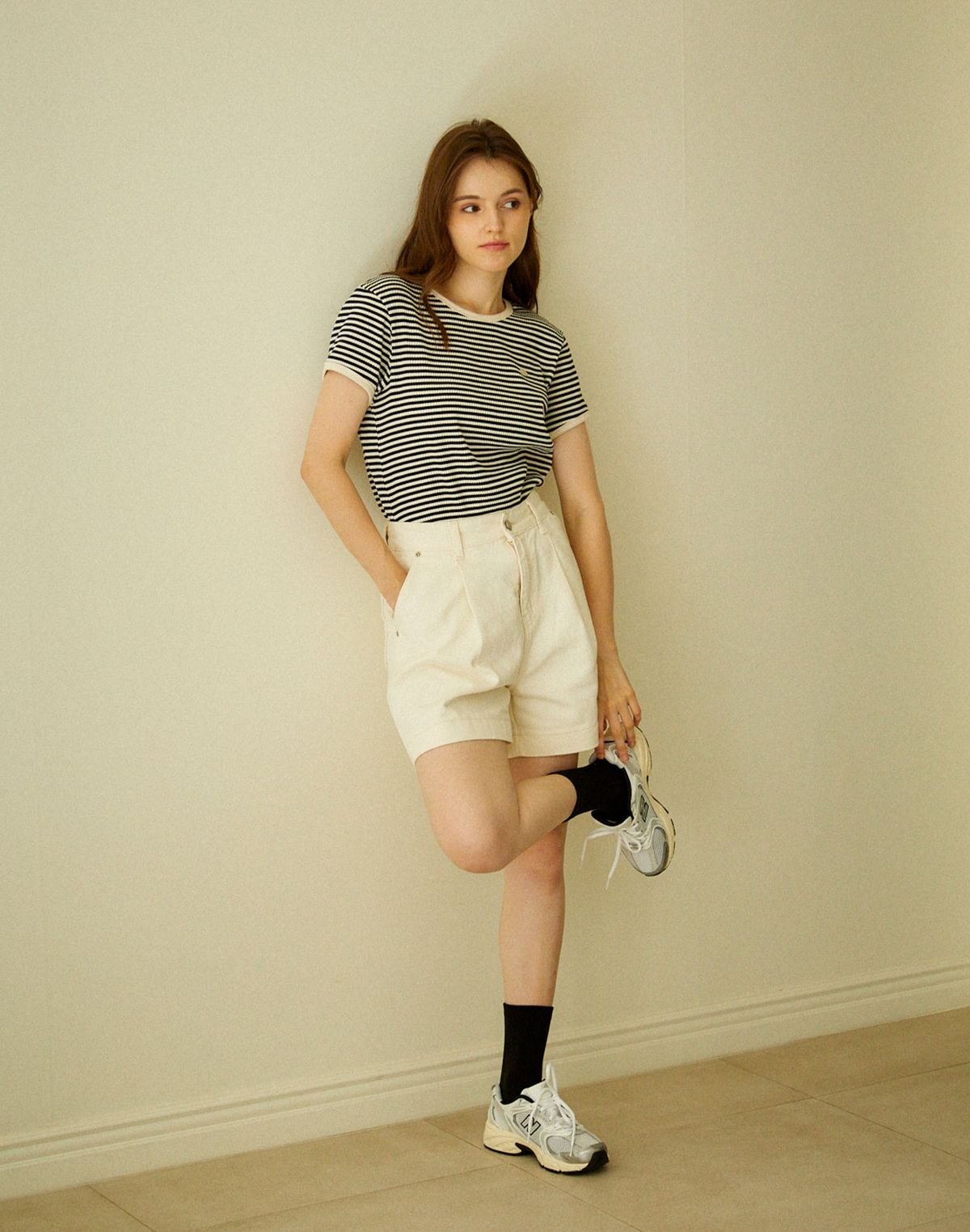 앤무오유(NMOU) S36_NMOU MUJI SOCKS_black