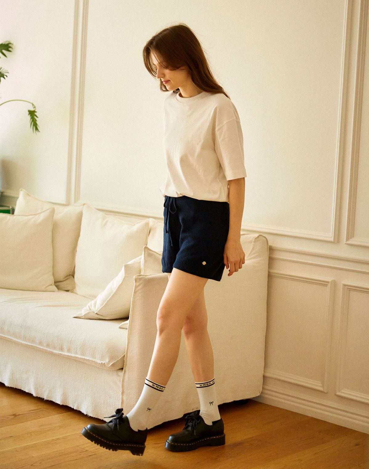 앤무오유(NMOU) S41_STRIPE RIBBON SOCKS