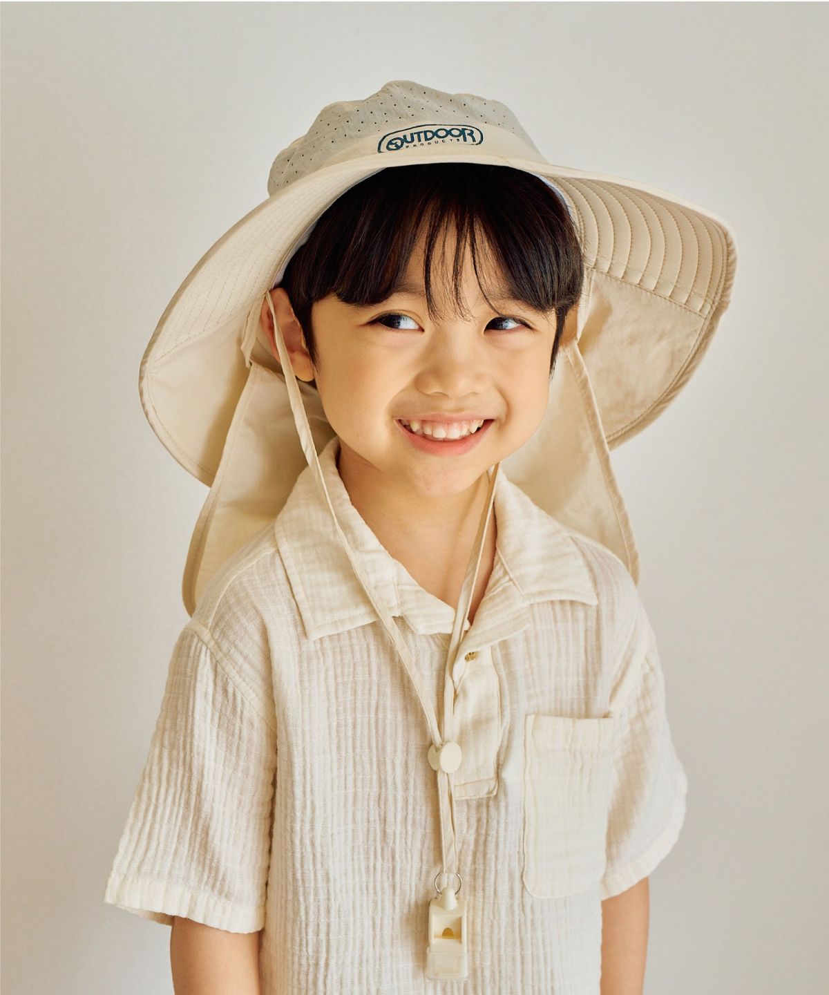 아웃도어 프로덕츠(OUTDOOR PRODUCTS) 키즈 아쿠아 플랩캡 버킷햇
