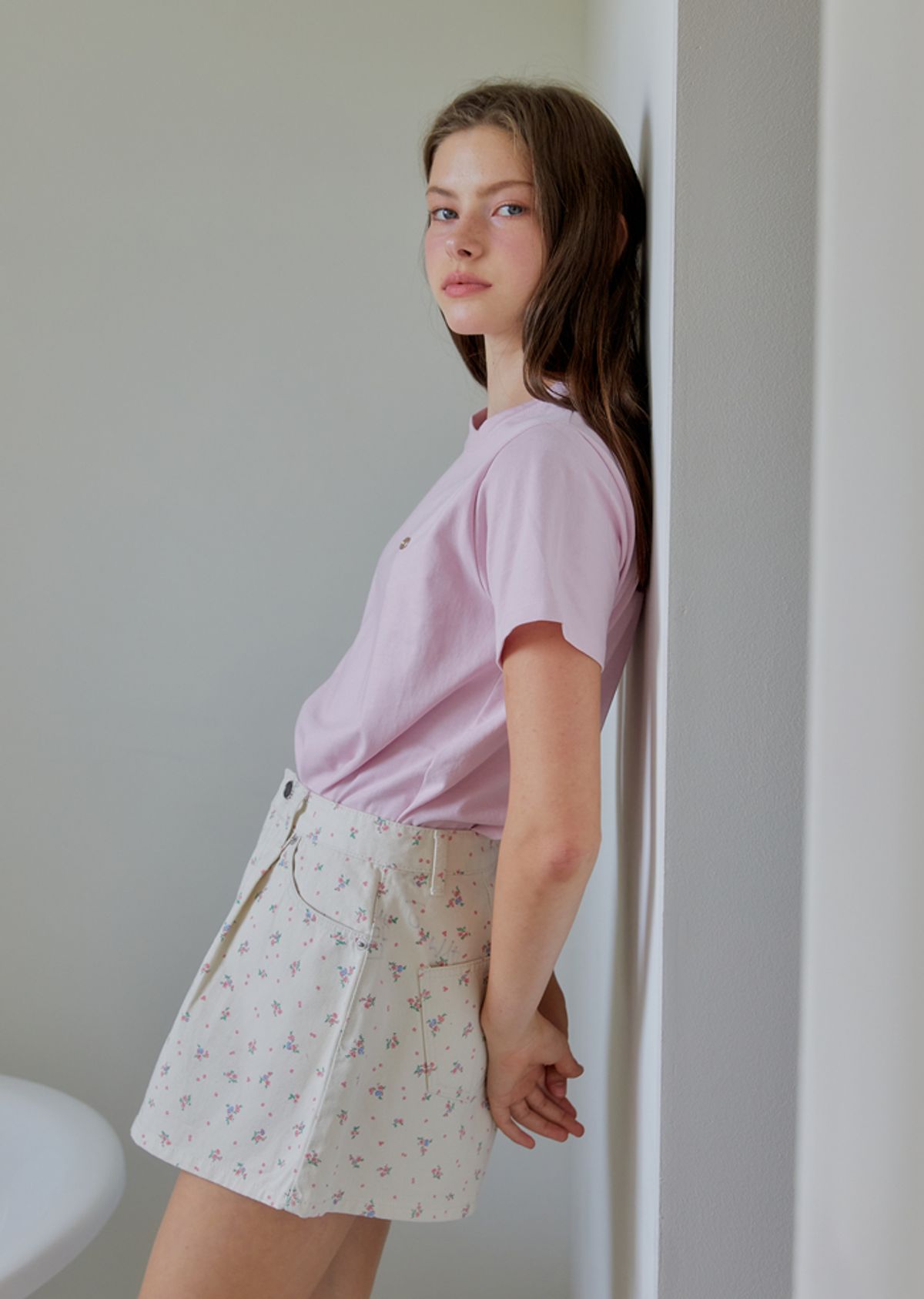 아노에틱(ANOETIC) ANC FLOWER SHORT PANTS_IVORY
