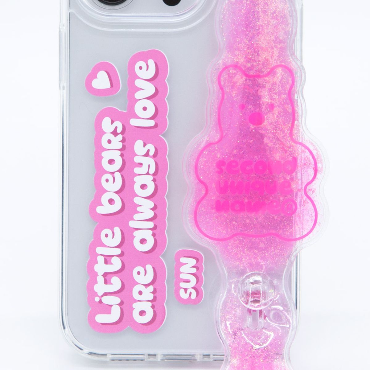 세컨드유니크네임(SECOND UNIQUE NAME) SUN CASE TUBE BEAR PINK