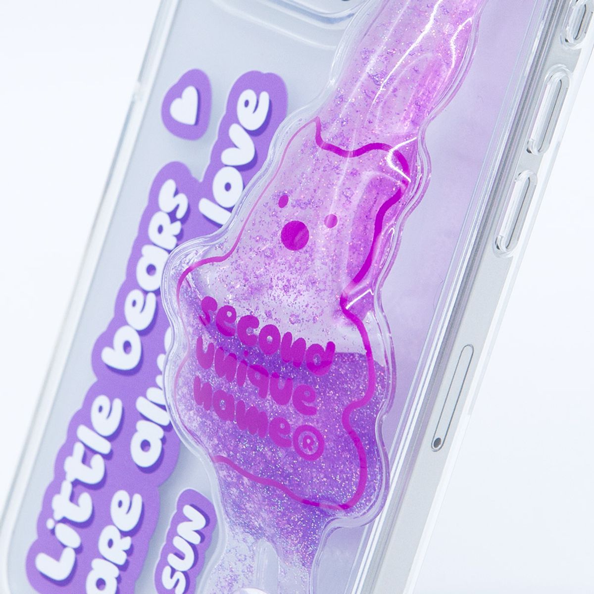 세컨드유니크네임(SECOND UNIQUE NAME) SUN CASE TUBE BEAR PURPLE