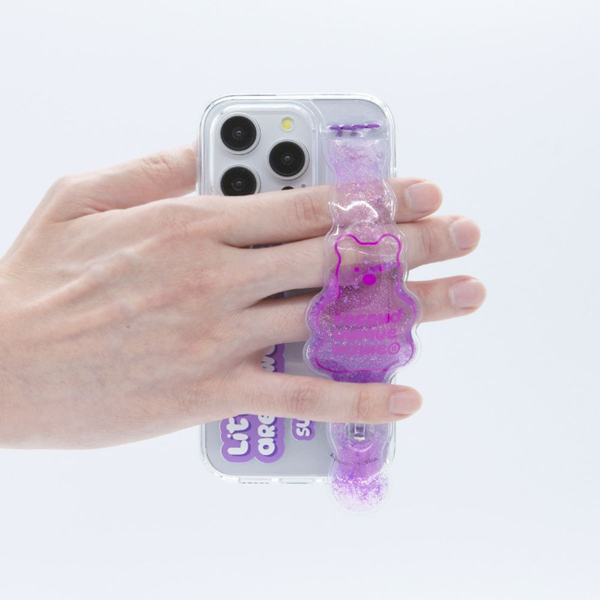 세컨드유니크네임(SECOND UNIQUE NAME) SUN CASE TUBE BEAR PURPLE