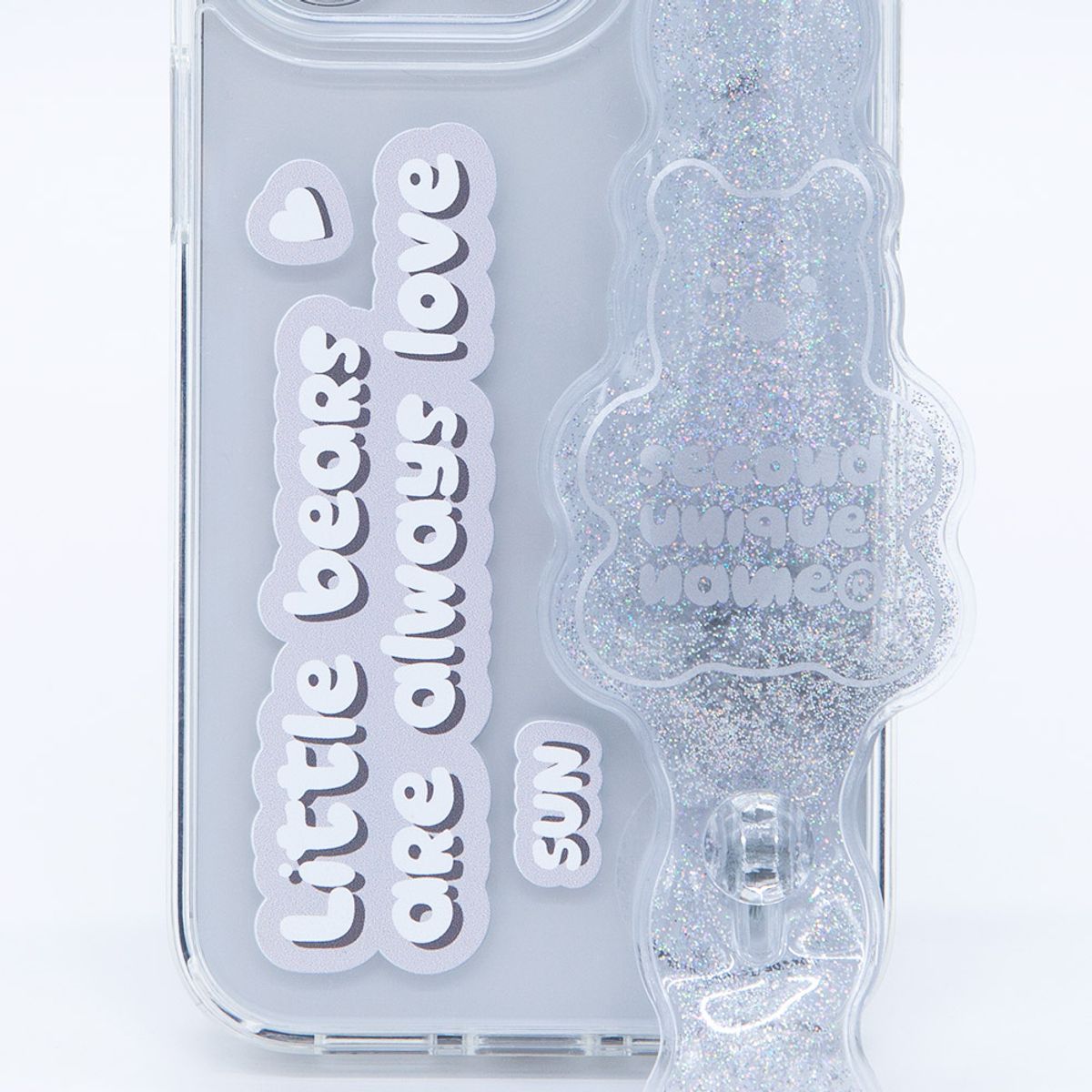 세컨드유니크네임(SECOND UNIQUE NAME) SUN CASE TUBE BEAR SILVER