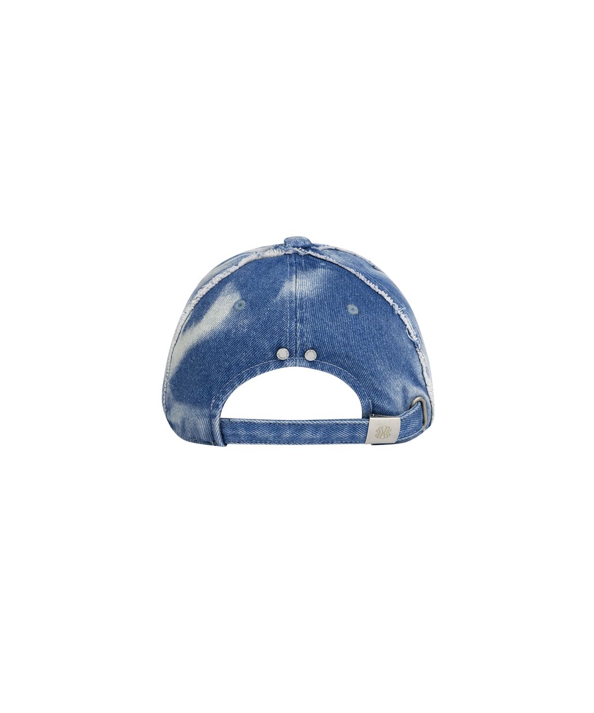 언지미크(UNGIMMICK) VINTAGE FRAYED DENIM CAP (BLUE)