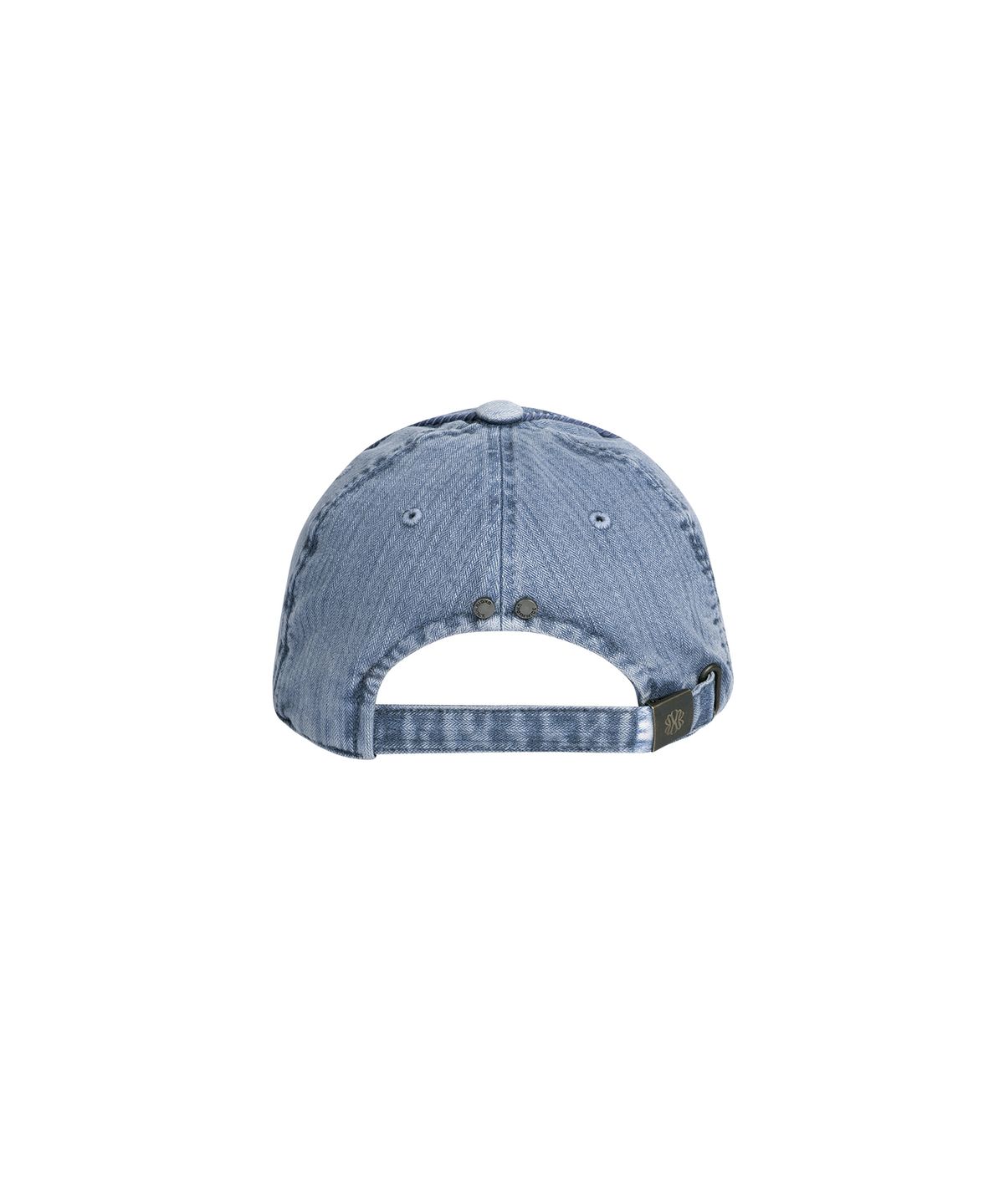 언지미크(UNGIMMICK) PIPING WASHED CAP (BLUE)