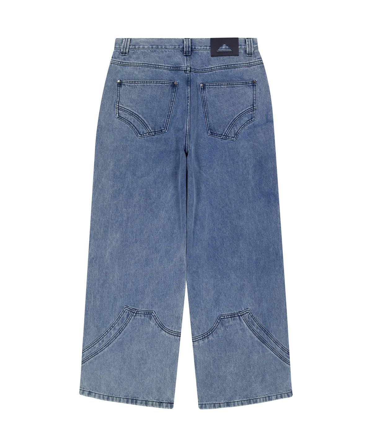 언지미크(UNGIMMICK) WESTERN WIDE DENIM PANTS (BLUE)