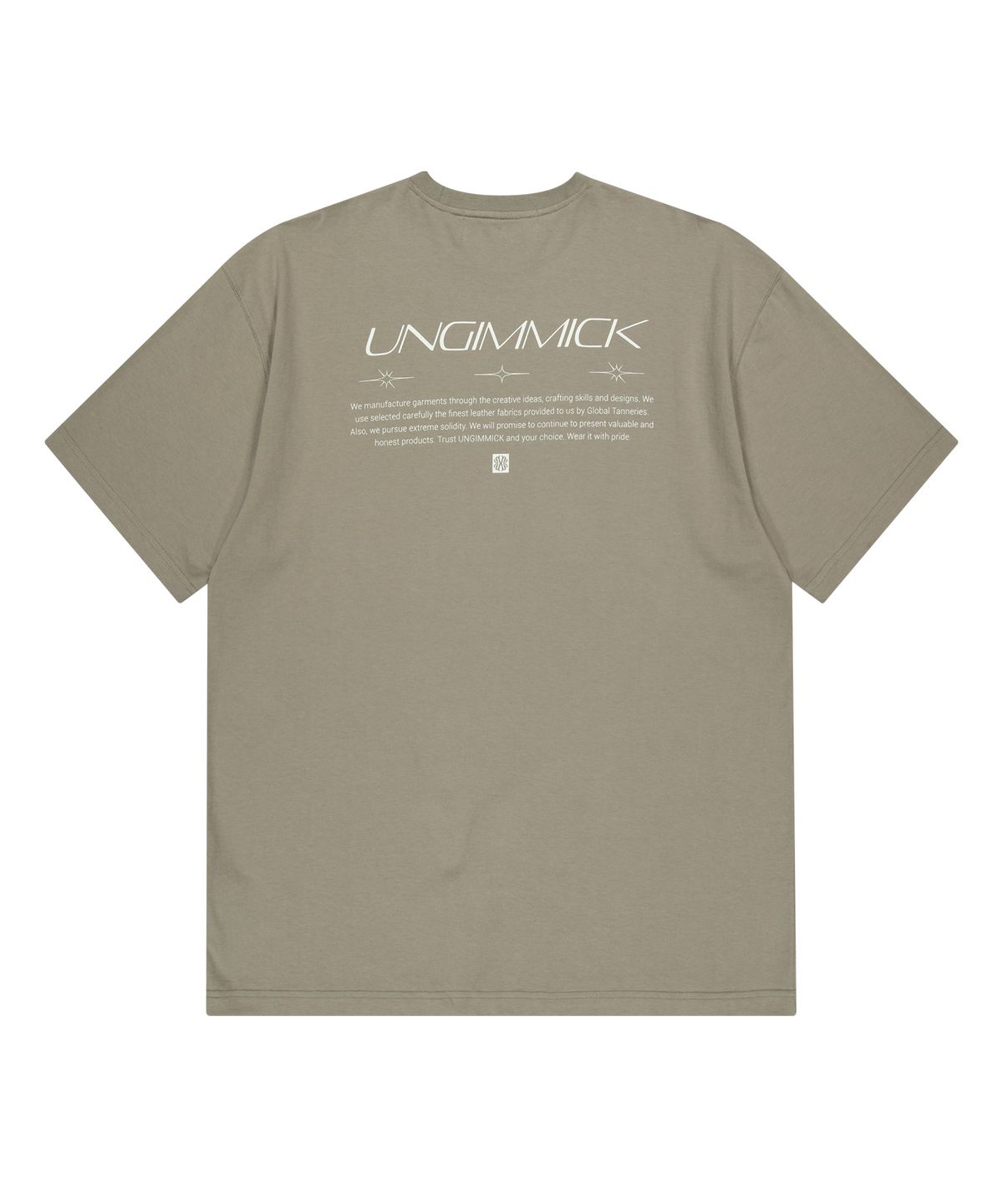 언지미크(UNGIMMICK) CLASSIC LOGO T-SHIRT (KHAKI)