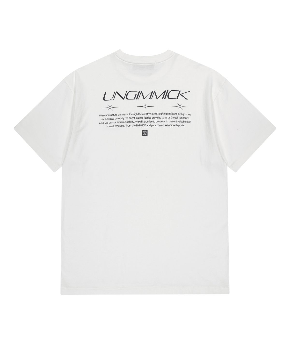 언지미크(UNGIMMICK) CLASSIC LOGO T-SHIRT (WHITE)