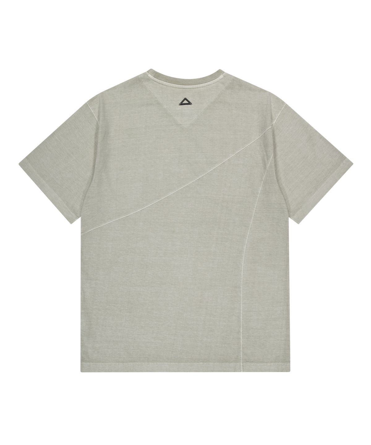 언지미크(UNGIMMICK) IRREGULAR POCKET WASHED T-SHIRT (BEIGE)