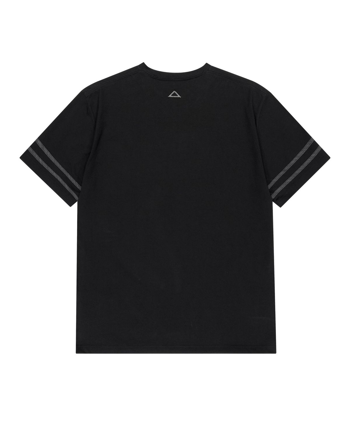 언지미크(UNGIMMICK) MIXED FABRIC LINE T-SHIRT (BLACK)