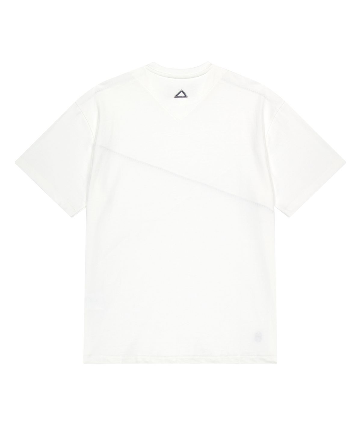 언지미크(UNGIMMICK) DIAGONAL STITCH T-SHIRT (WHITE)