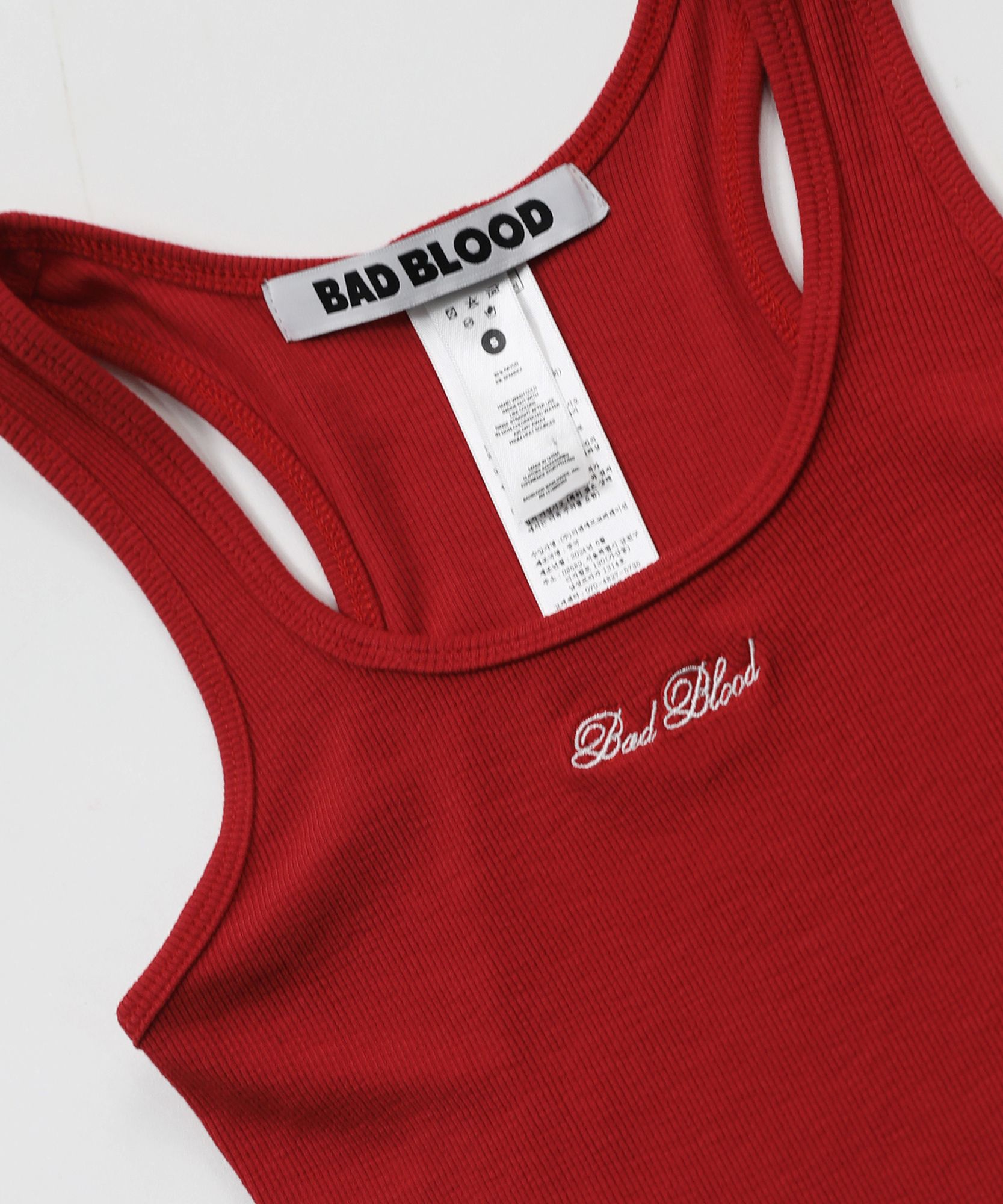 BADBLOOD♥ Classic Logo Basic Tank /追跡付 badblood – BBGSHOPHK