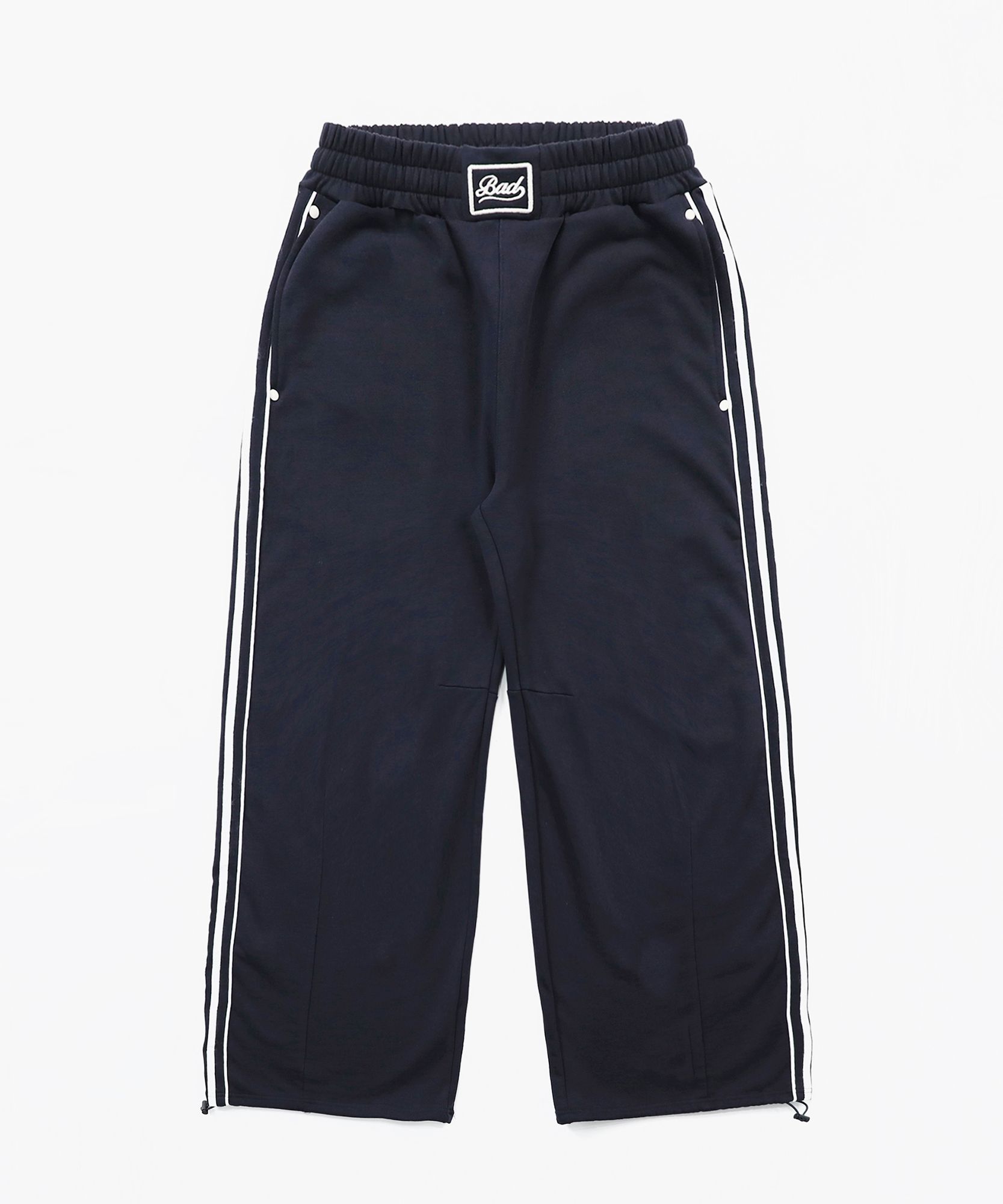 MUSINSA公式 | BADBLOOD Billy 2 Way Curved Jogger Trousers - Navy