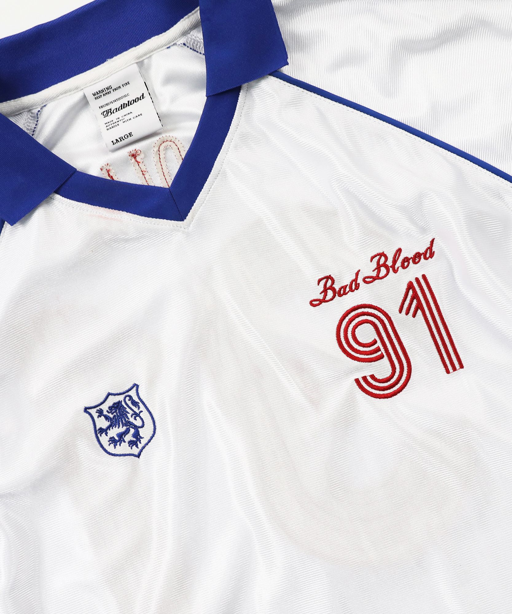 MUSINSA | BADBLOOD 91 Soccer Shirt – White