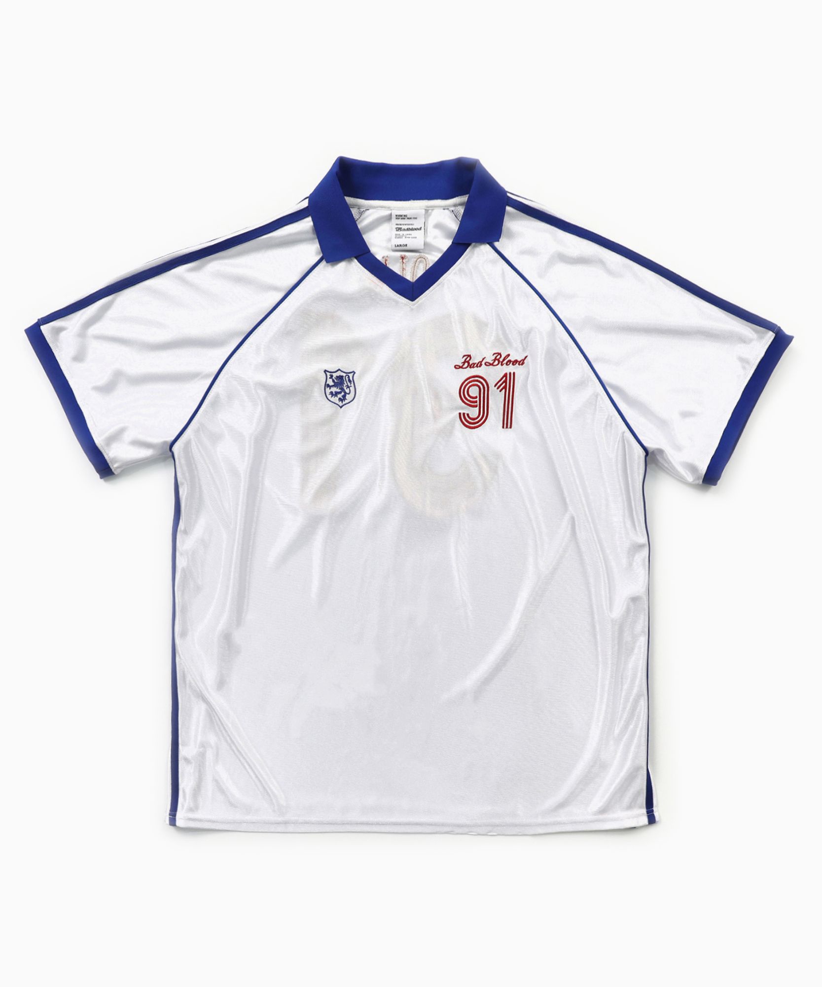 MUSINSA | BADBLOOD 91 Soccer Shirt – White