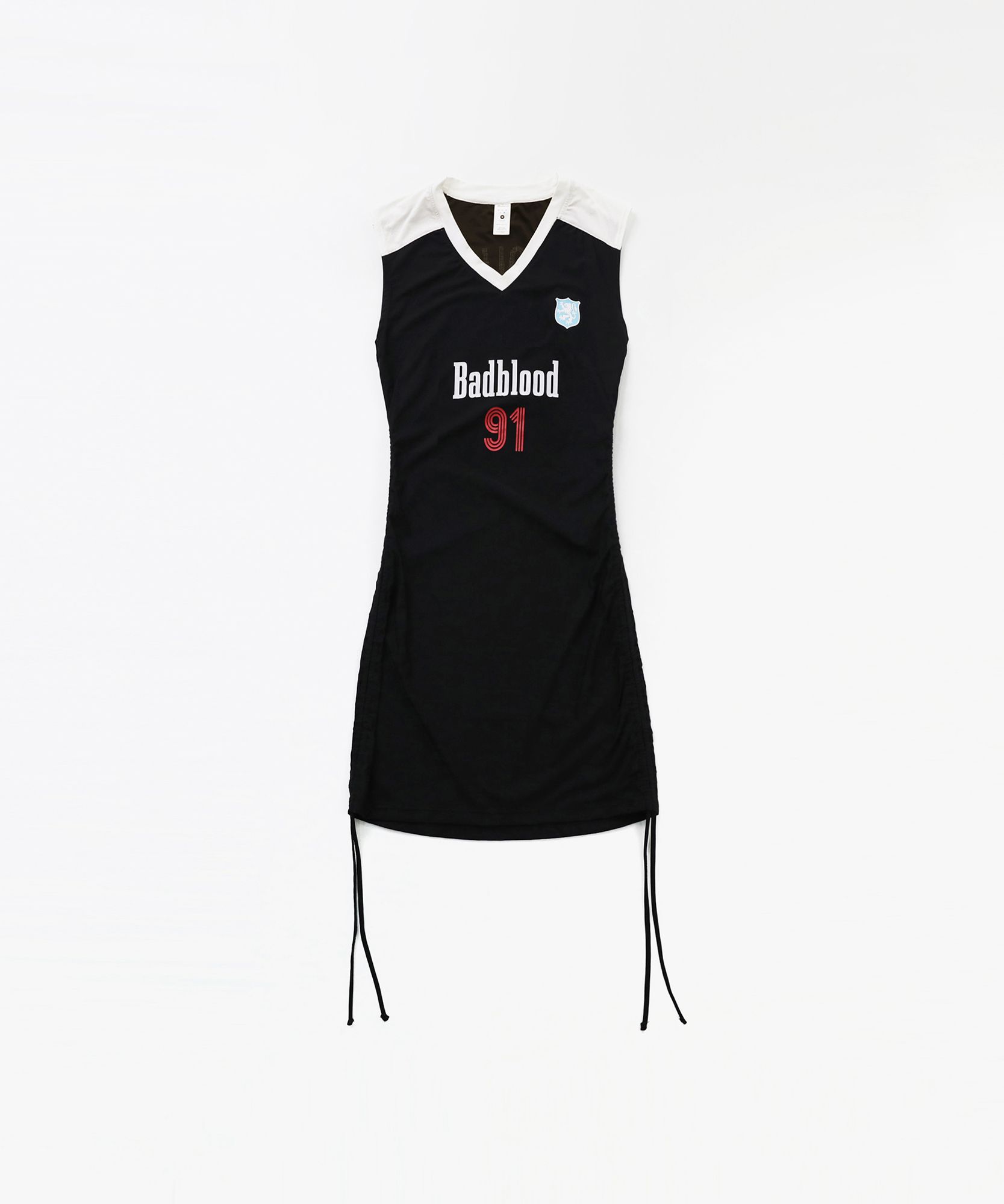 ★韓国人気★BADBLOOD★Vintage Club V-Neck Tank Dress MUSINSA | BADBLOOD Vintage Club V-Neck Tank Dress - Black