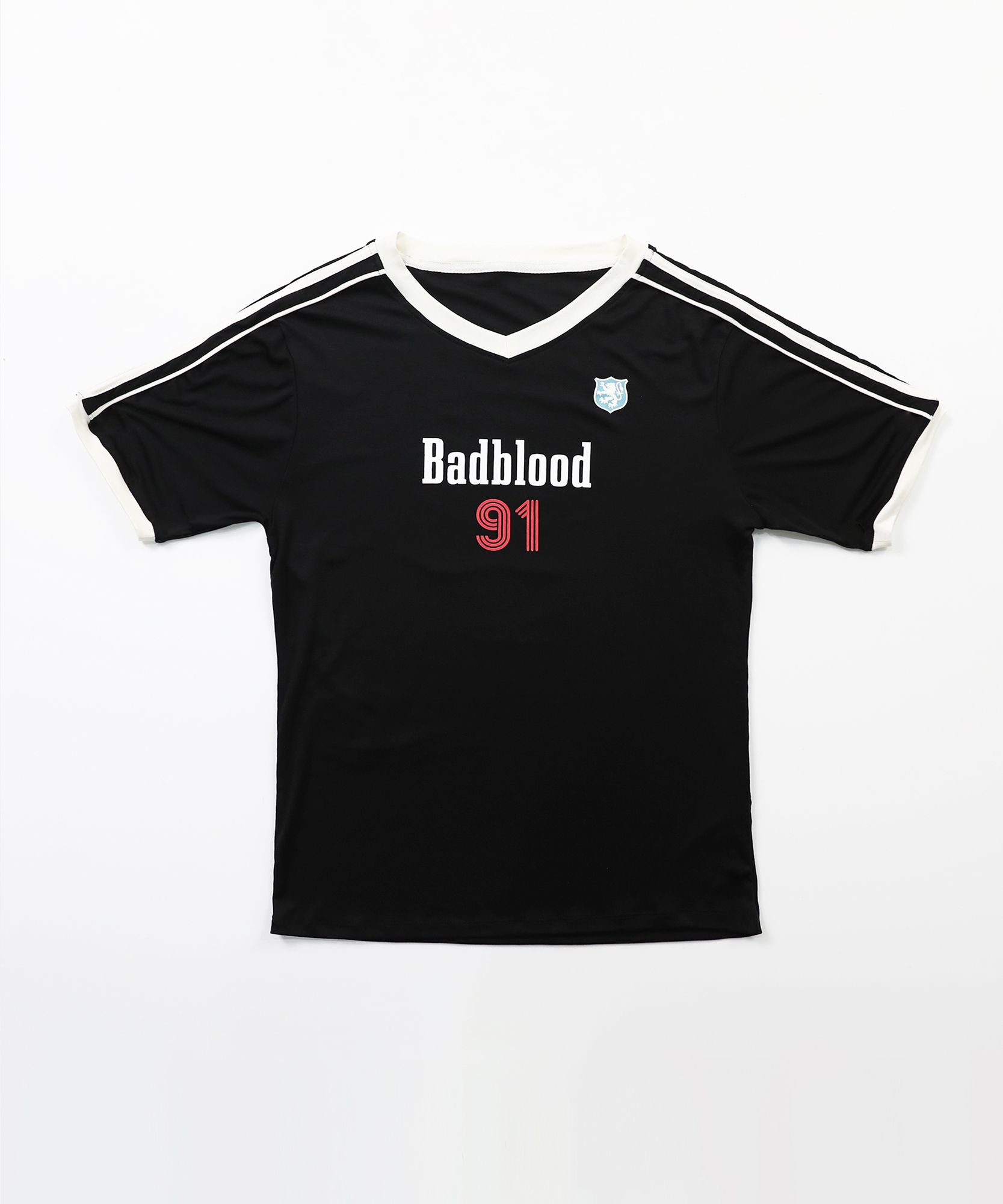 MUSINSA公式 | BADBLOOD Vintage Club V-neck Jersey T-shirt