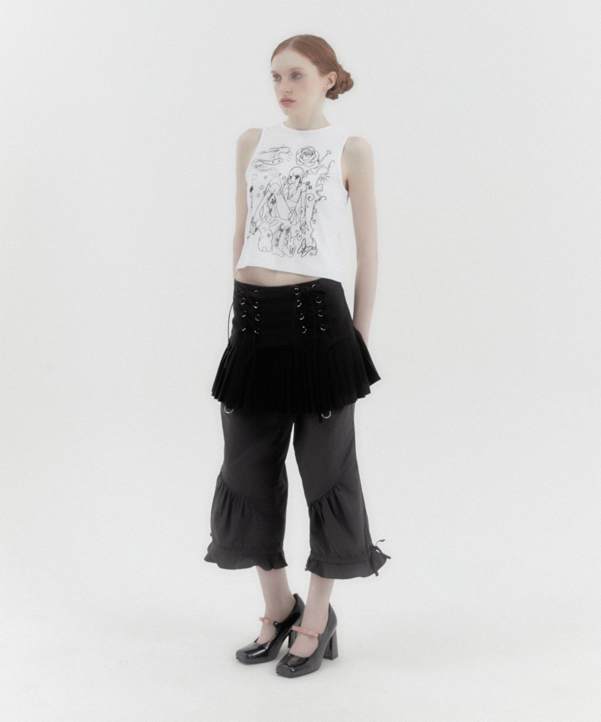 카터(KATER) Dream Girl Sleeveless Tee - WHITE