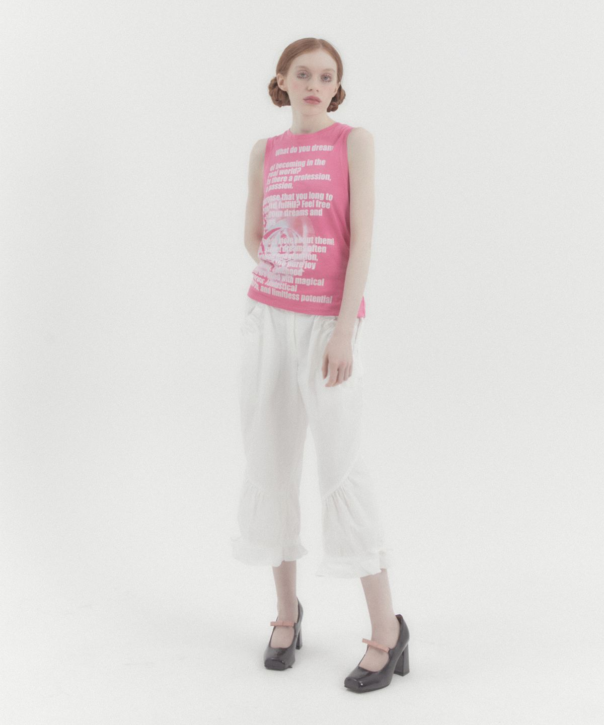 카터(KATER) Rose Sleeveless Tee - PINK