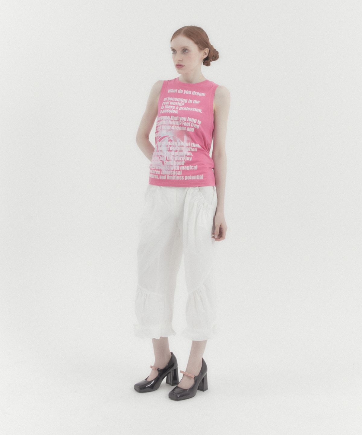 카터(KATER) Rose Sleeveless Tee - PINK