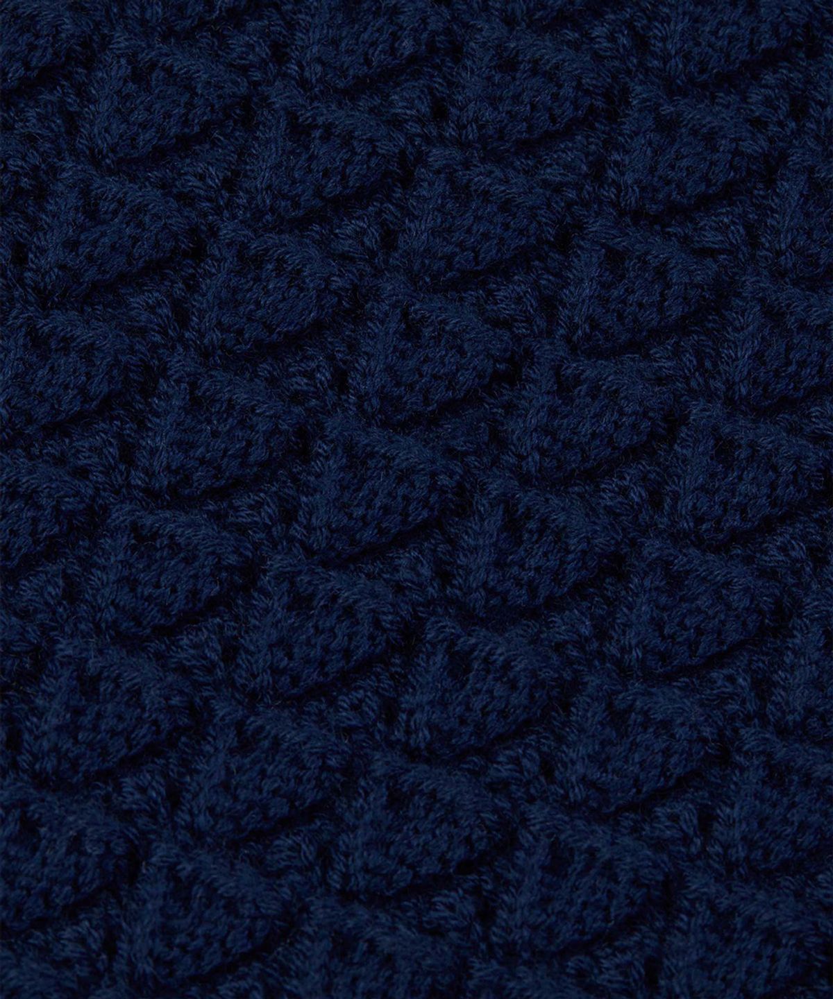 야이치(YAITCH) Eyelet Knit Merino Wool Vest -  Dark Denim