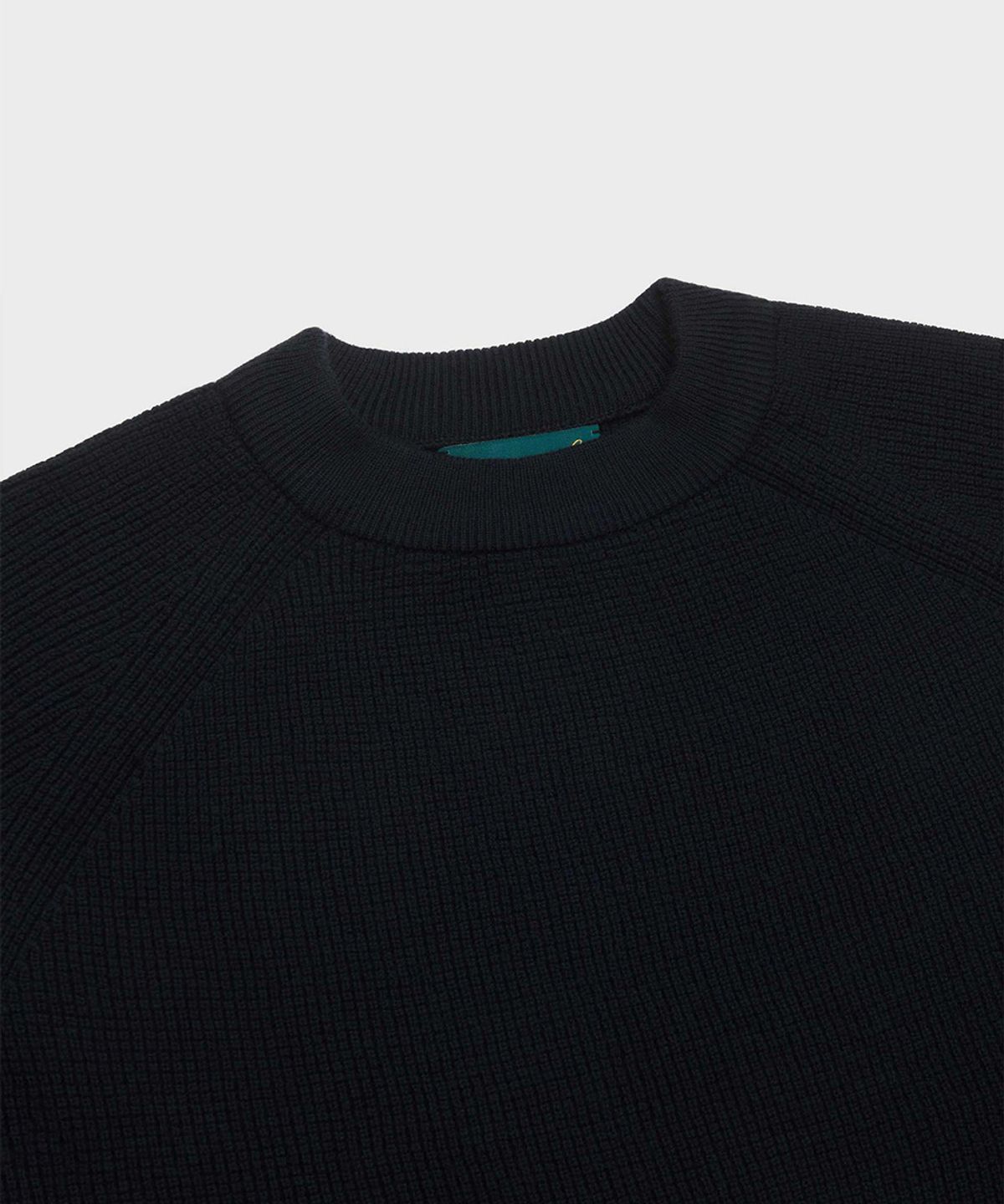 야이치(YAITCH) Waffle Knit Merino Wool Sweater - Mid Nights