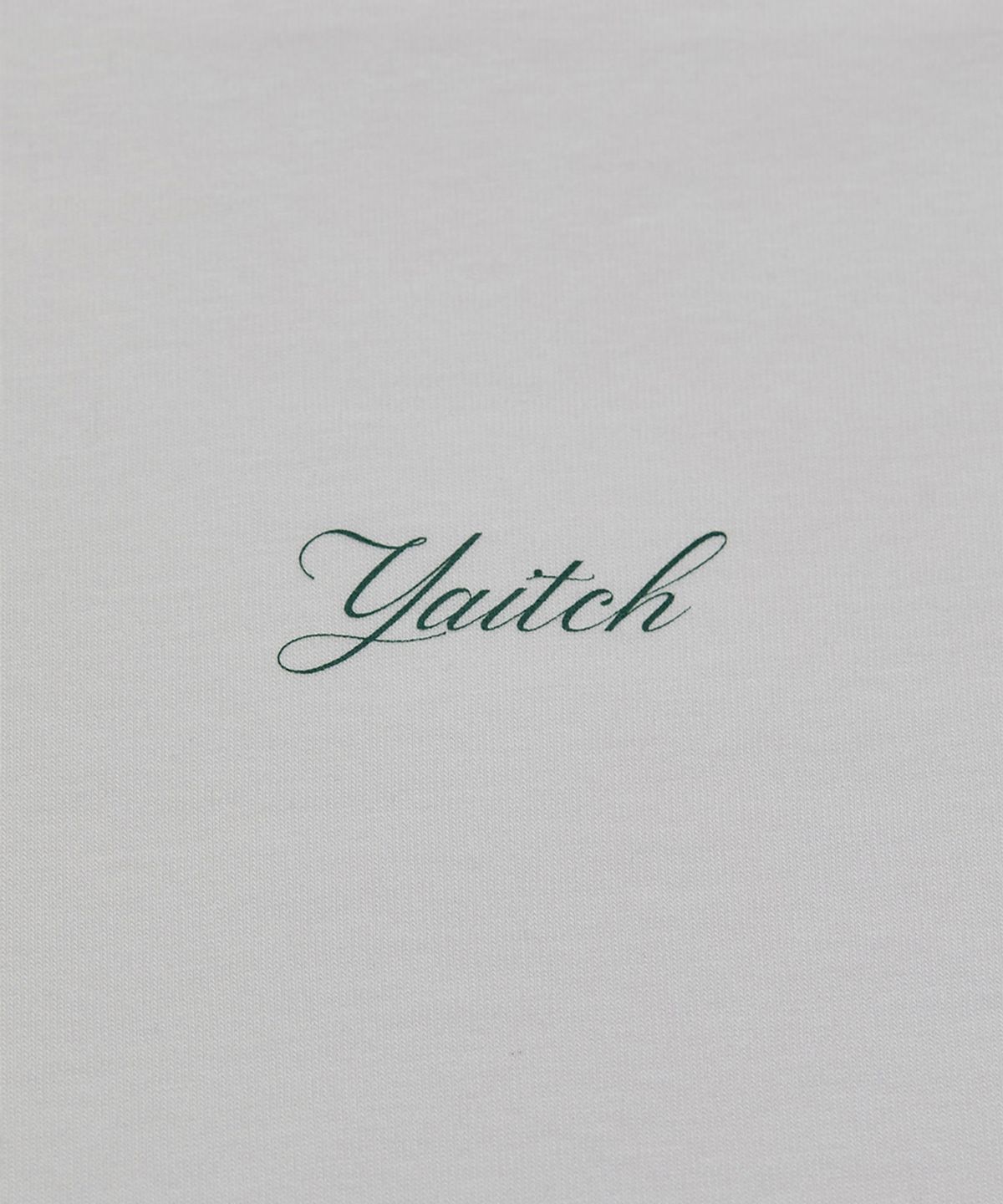 야이치(YAITCH) Handwritten Logo Tee - White