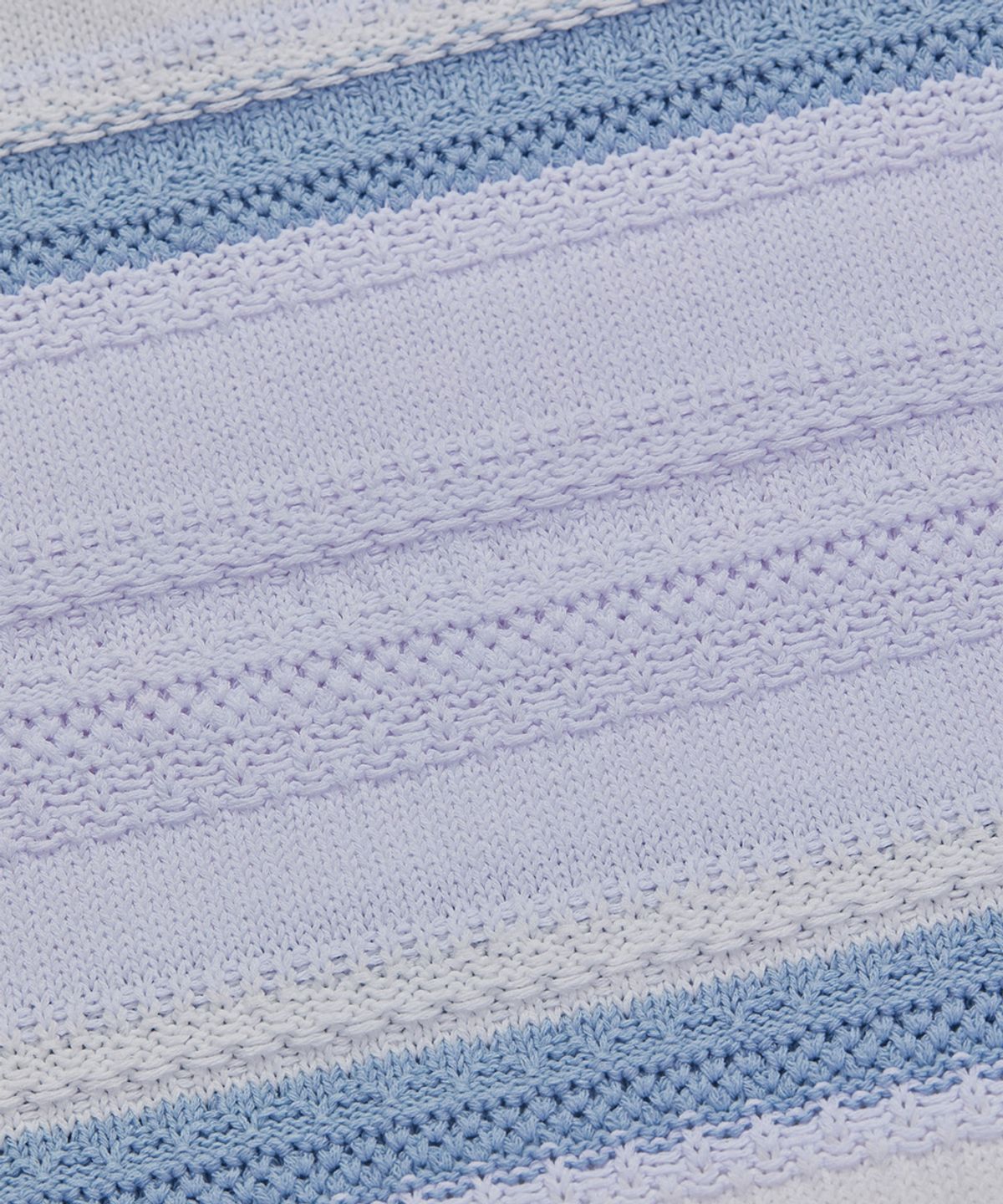야이치(YAITCH) Striped Jacquard Knit Vest - White