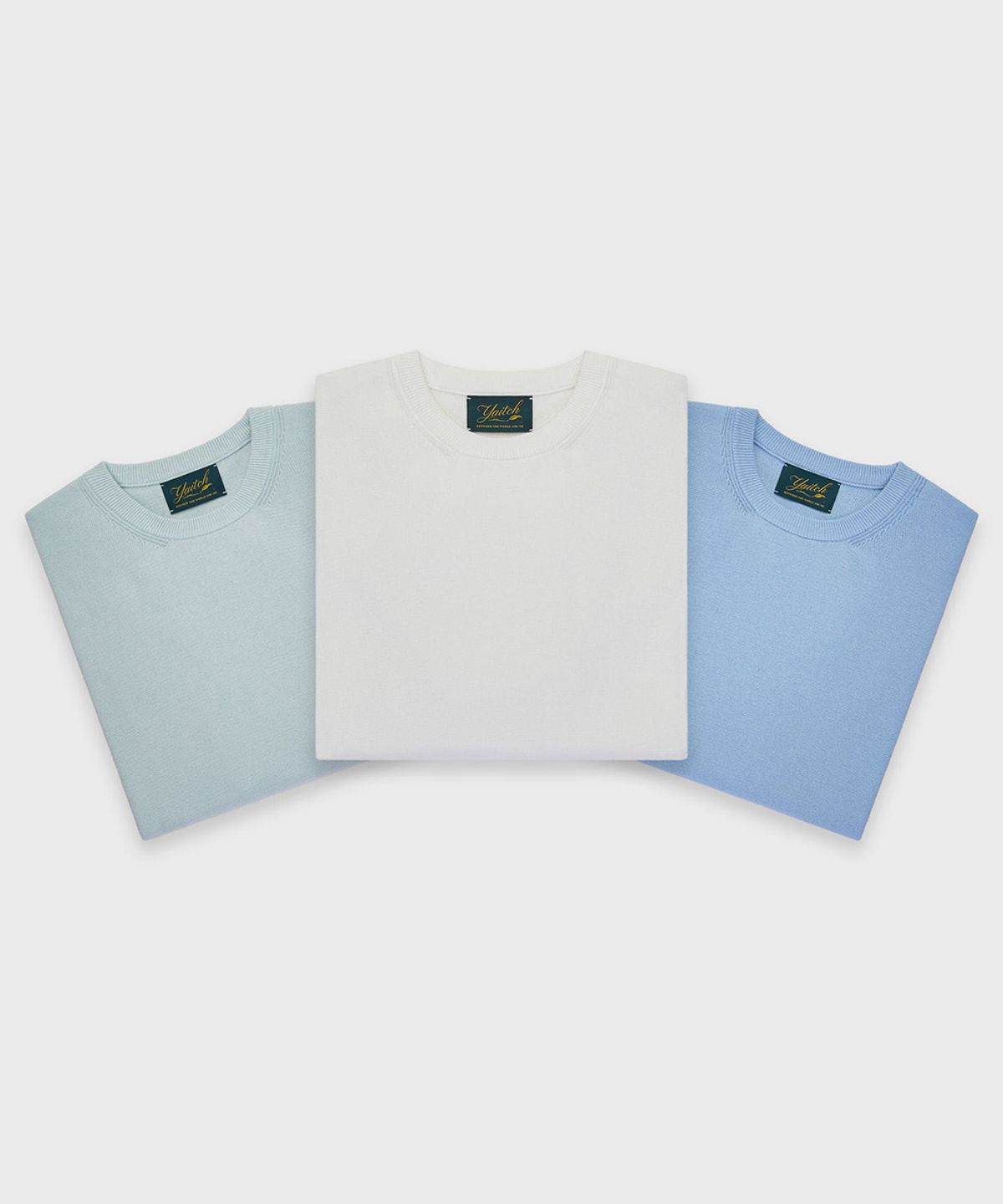 야이치(YAITCH) Essential Crewneck Knit - White