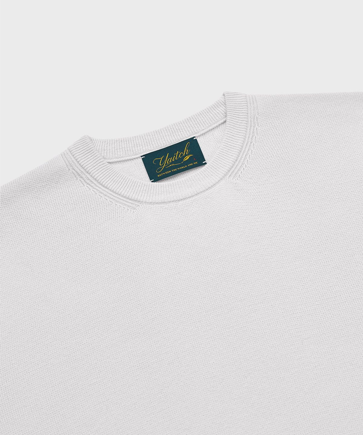 야이치(YAITCH) Essential Crewneck Knit - White