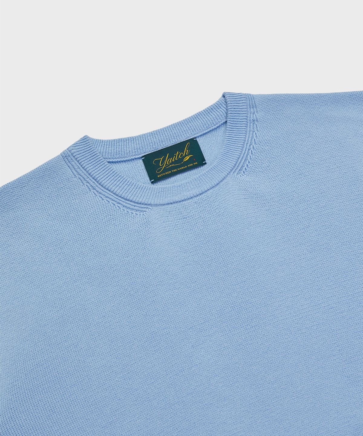 야이치(YAITCH) Essential Crewneck Knit - Sky Blue