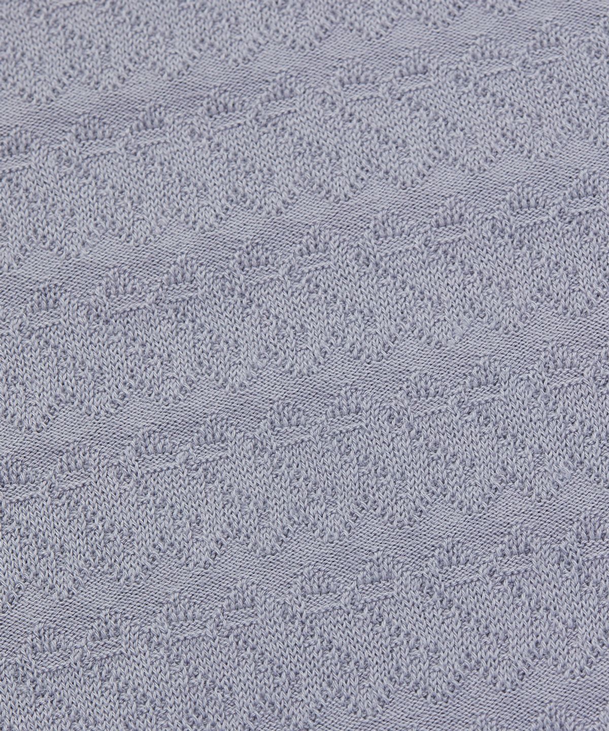 야이치(YAITCH) Jacquard Knit Polo - Glacier Grey