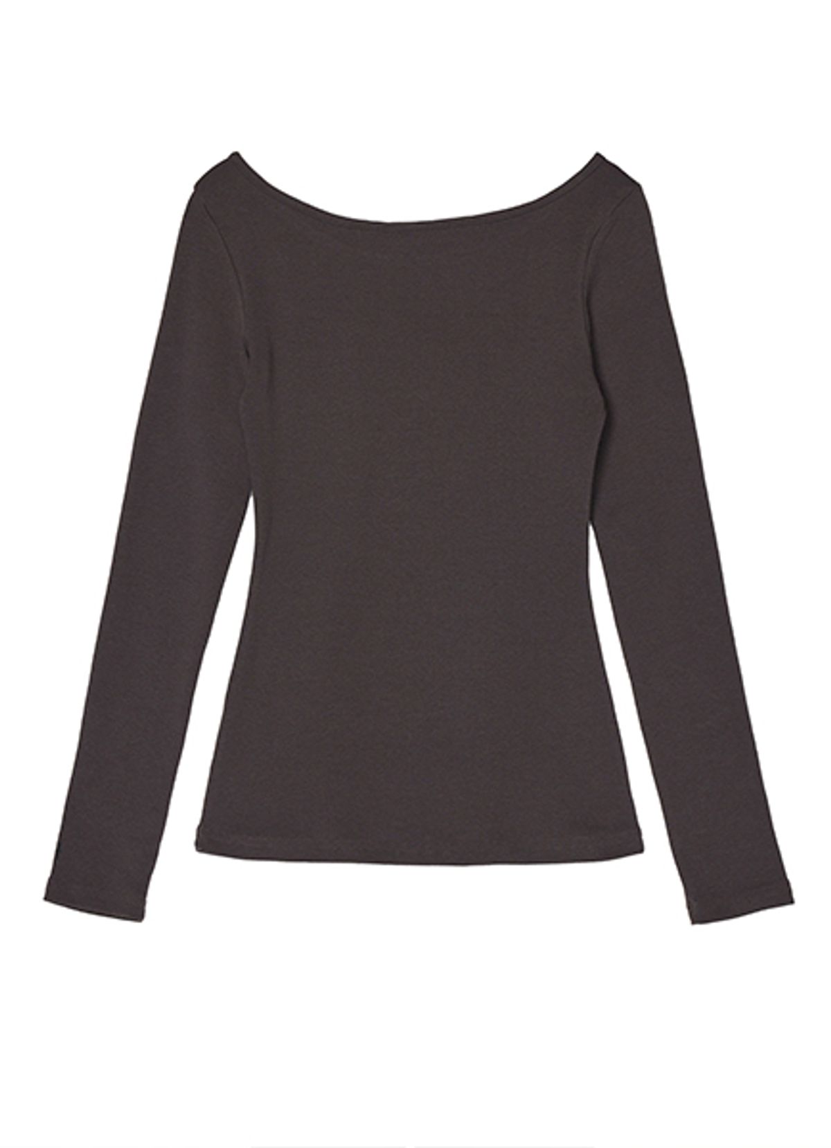 엠티오티(MTOT) Boat neck T-shirt (Charcoal)
