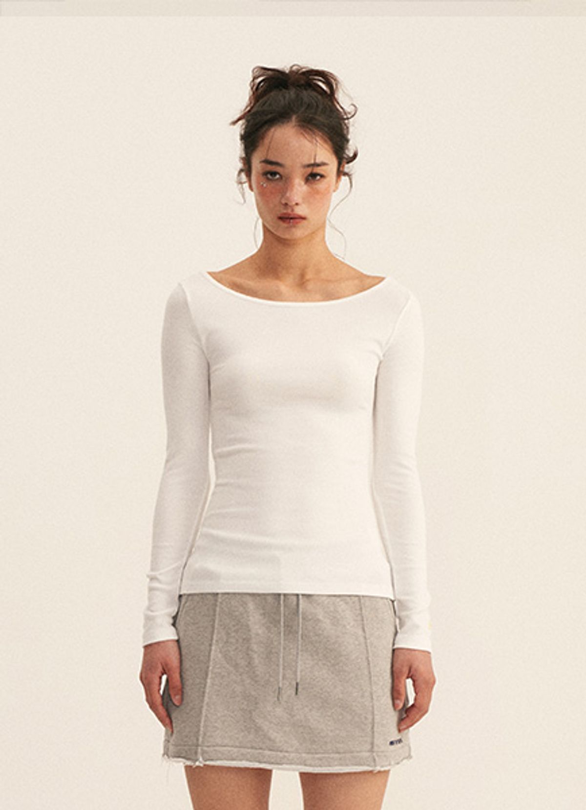 엠티오티(MTOT) Boat neck T-shirt (White)