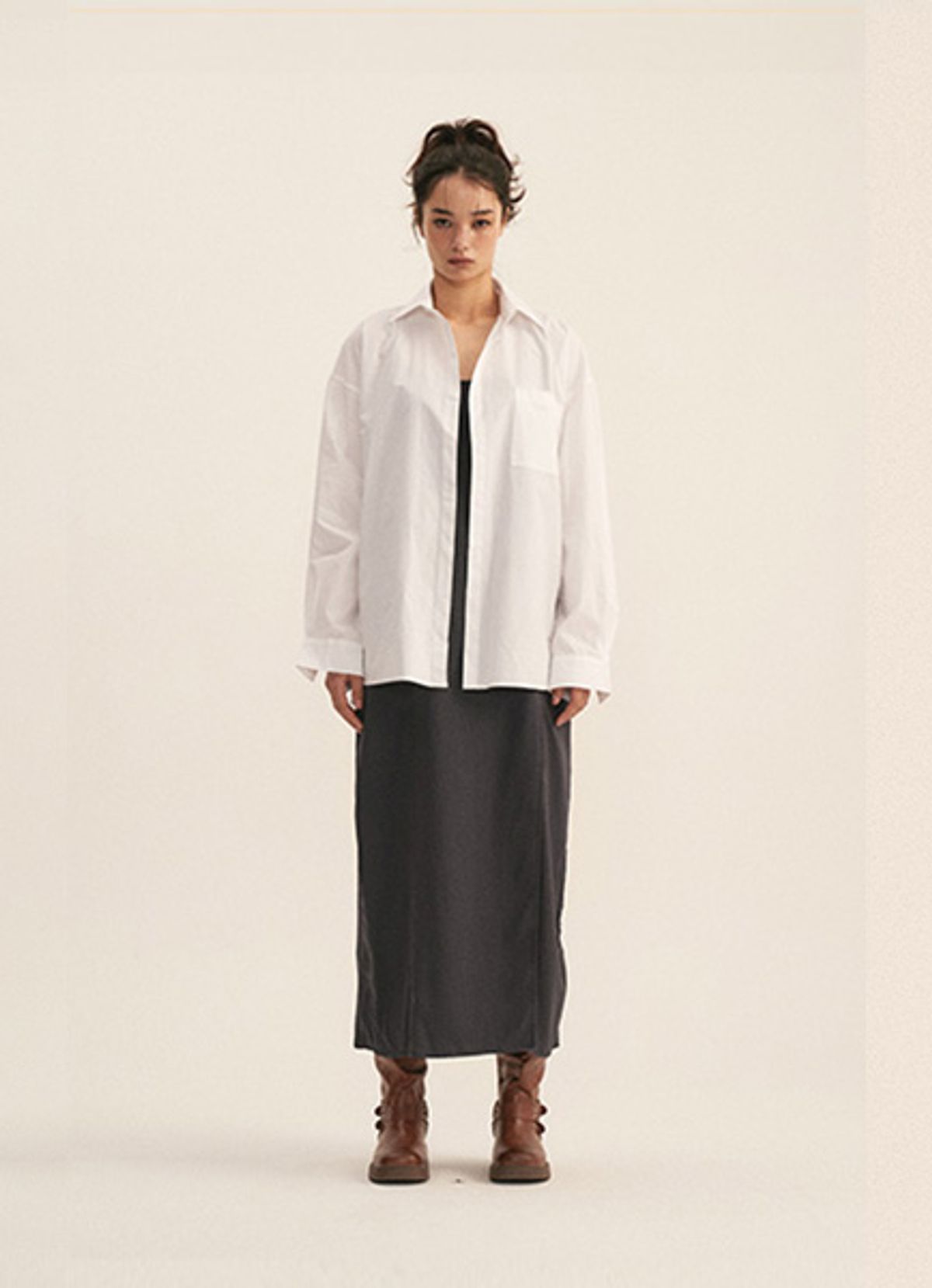 엠티오티(MTOT) Incision line shirt (White)