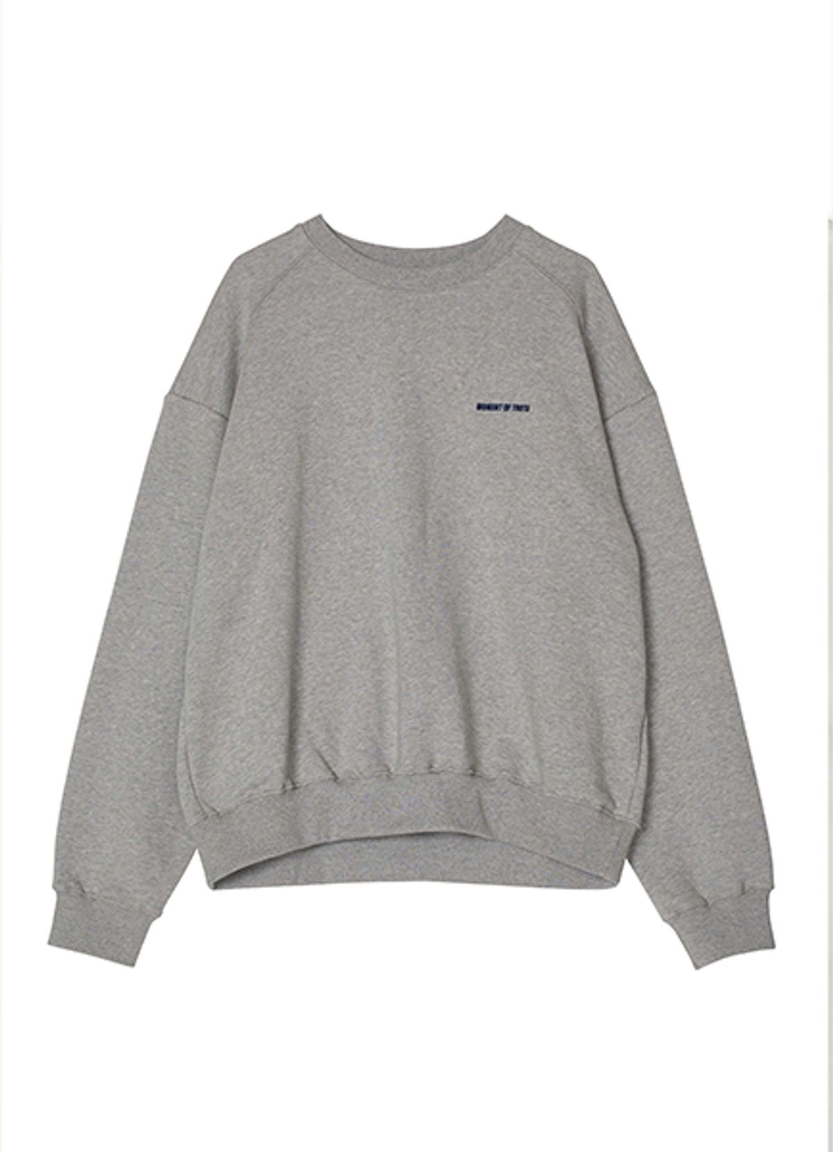 엠티오티(MTOT) Logo Essential sweatshirt (Grey)