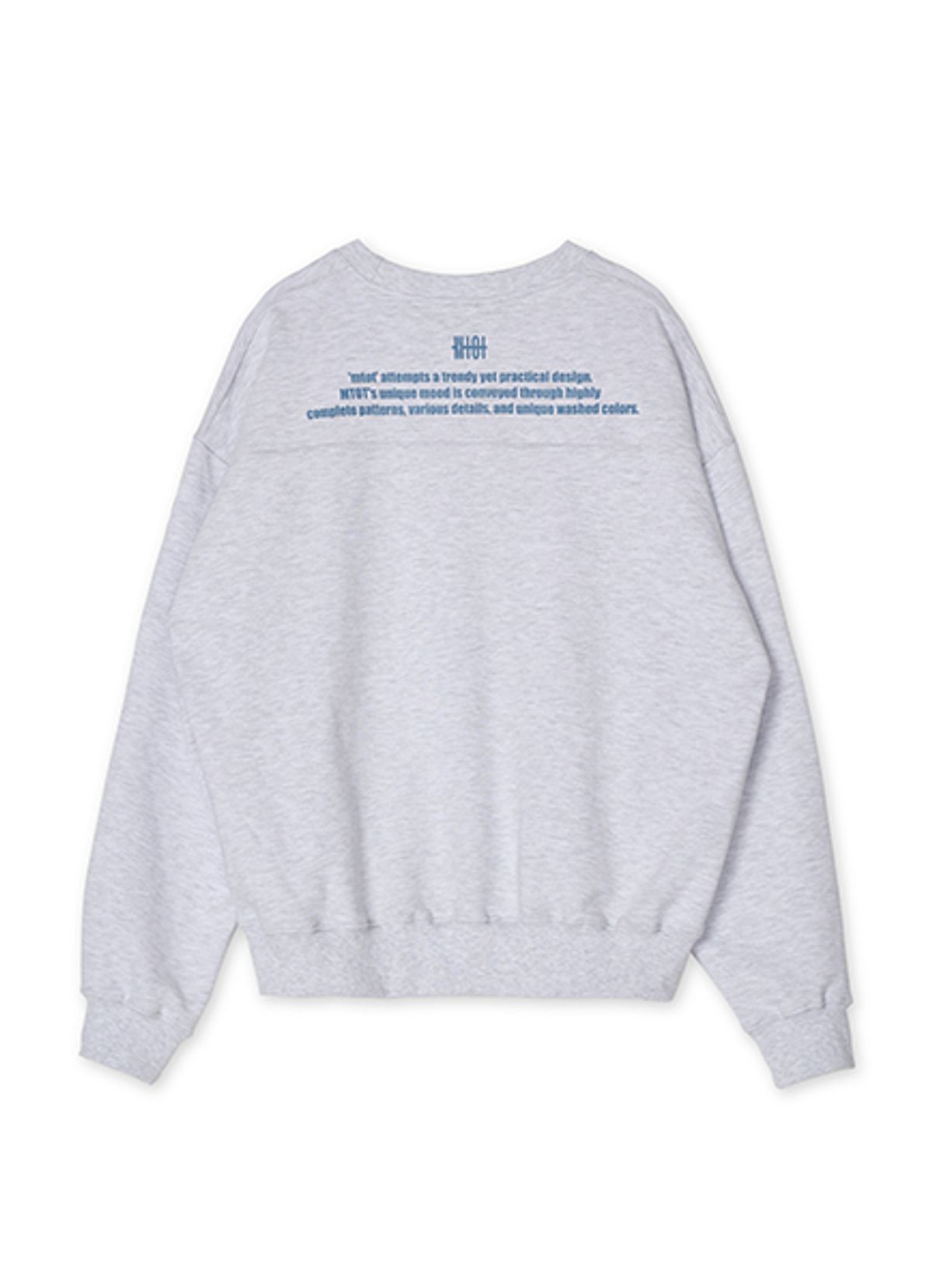 엠티오티(MTOT) Logo Essential sweatshirt (M.Grey)
