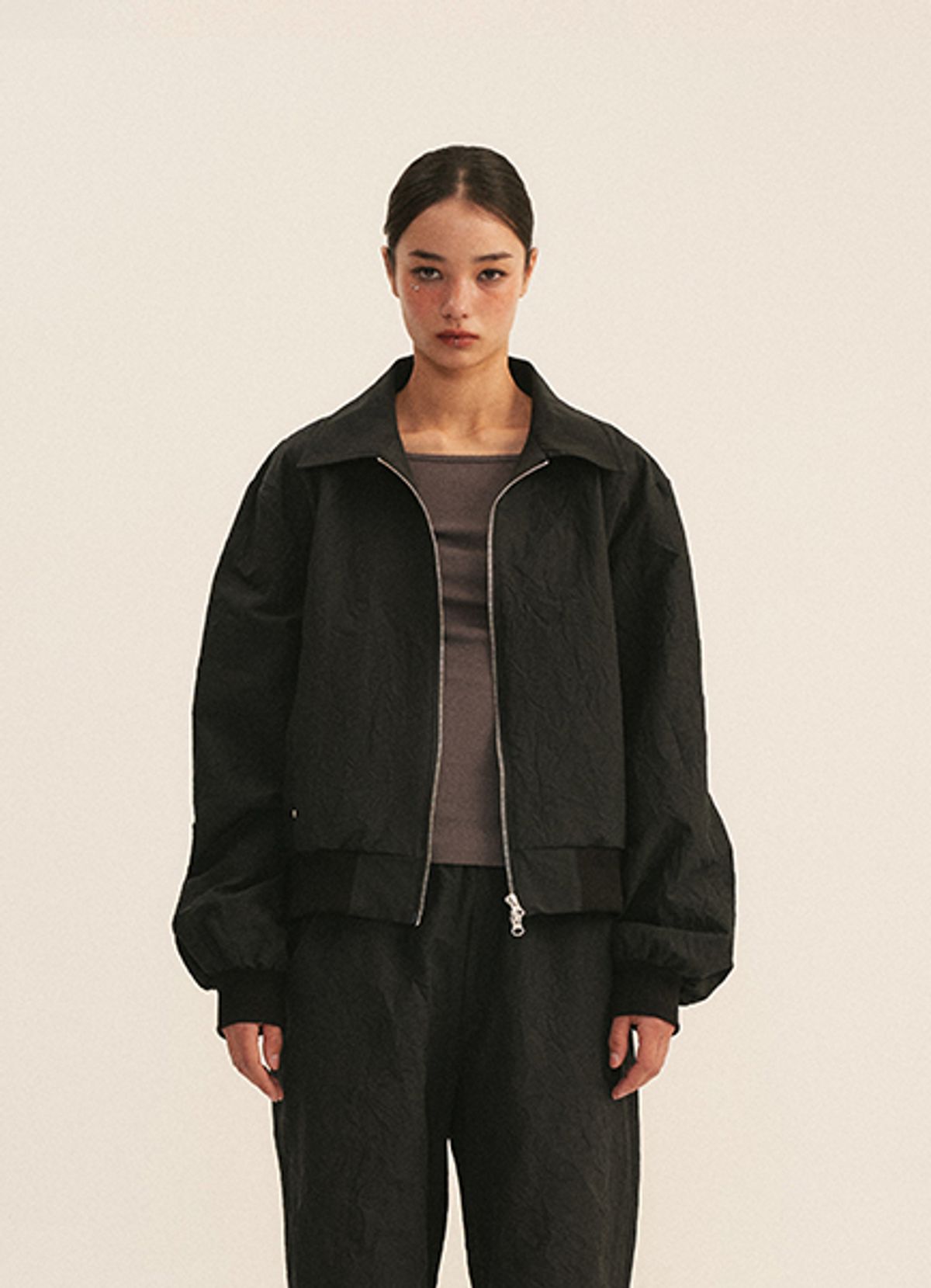 엠티오티(MTOT) Pleated Pintuck Jacket(Black)