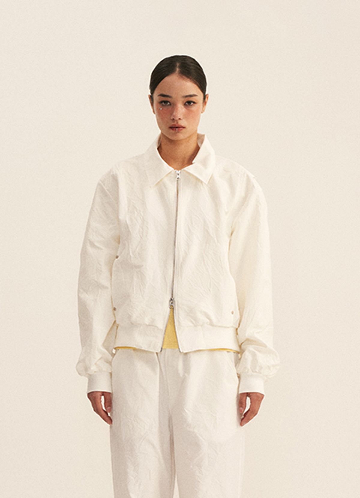 엠티오티(MTOT) Pleated Pintuck Jacket(White)